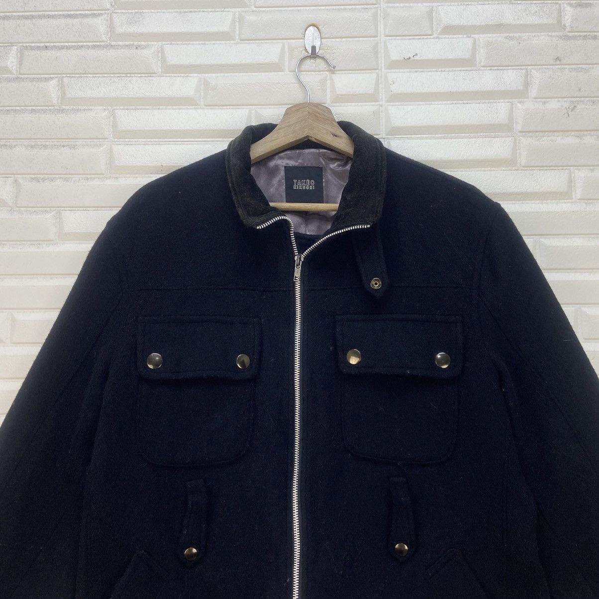 Designer × Japanese Brand × Takeo Kikuchi Japanese Brand Takeo Kikuchi Wool Heavy Coat Size US S / EU 44-46 / 1 - 7 Thumbnail