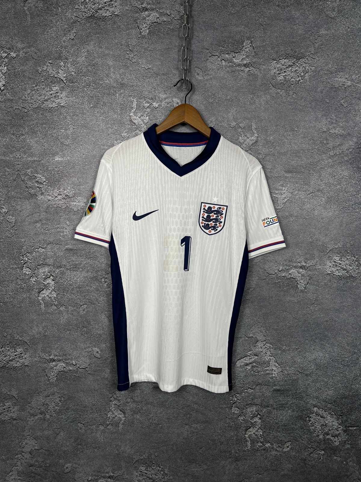 Nike Player Issue Nike England 2024 #21 Eze Jersey Kit Size US S / EU 44-46 / 1 - 2 Thumbnail