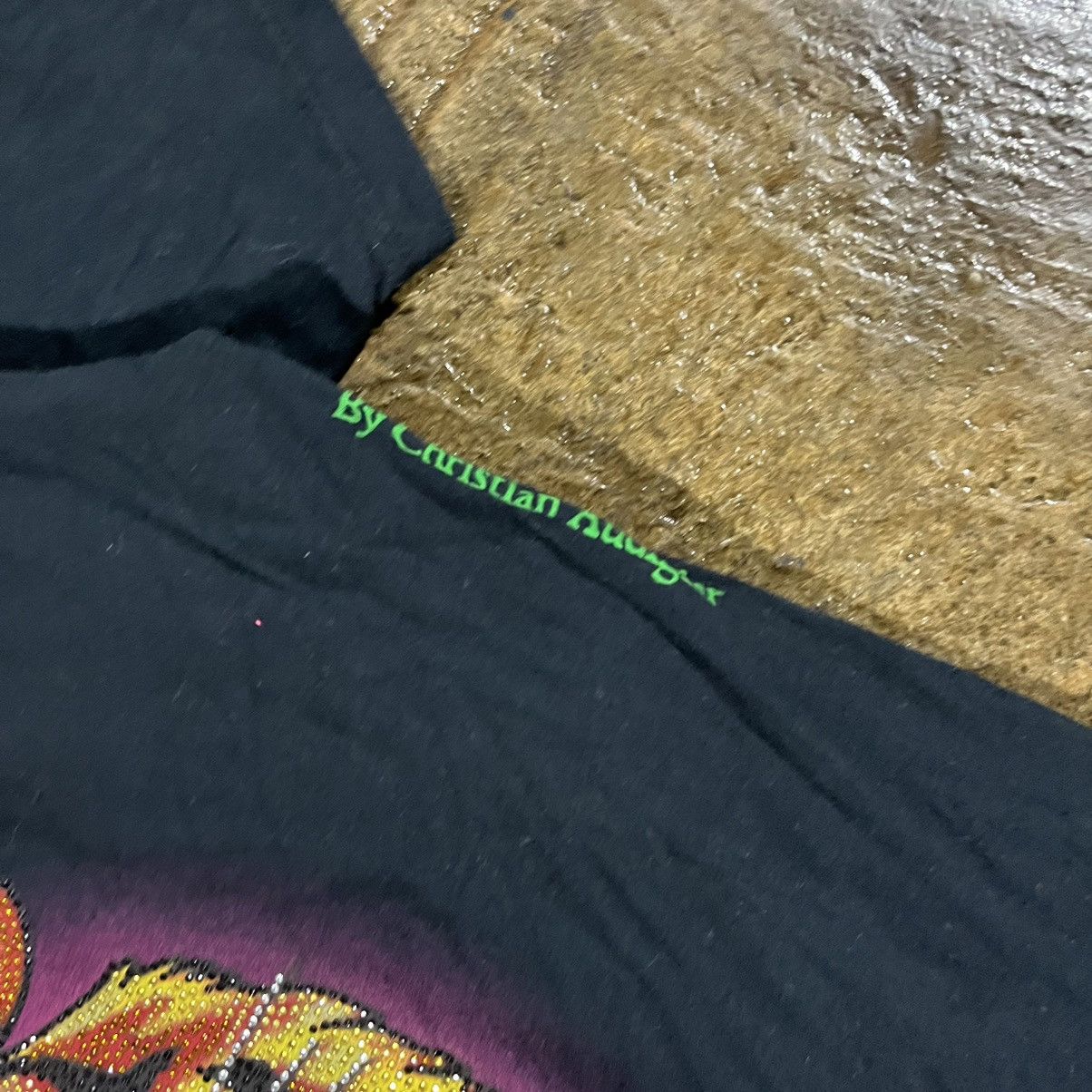 Ed Hardy × Vintage Crazy Ed Hardy Vintage Y2K Tiger Grunge Goth Tee Shirt NWT Size US L / EU 52-54 / 3 - 5 Thumbnail