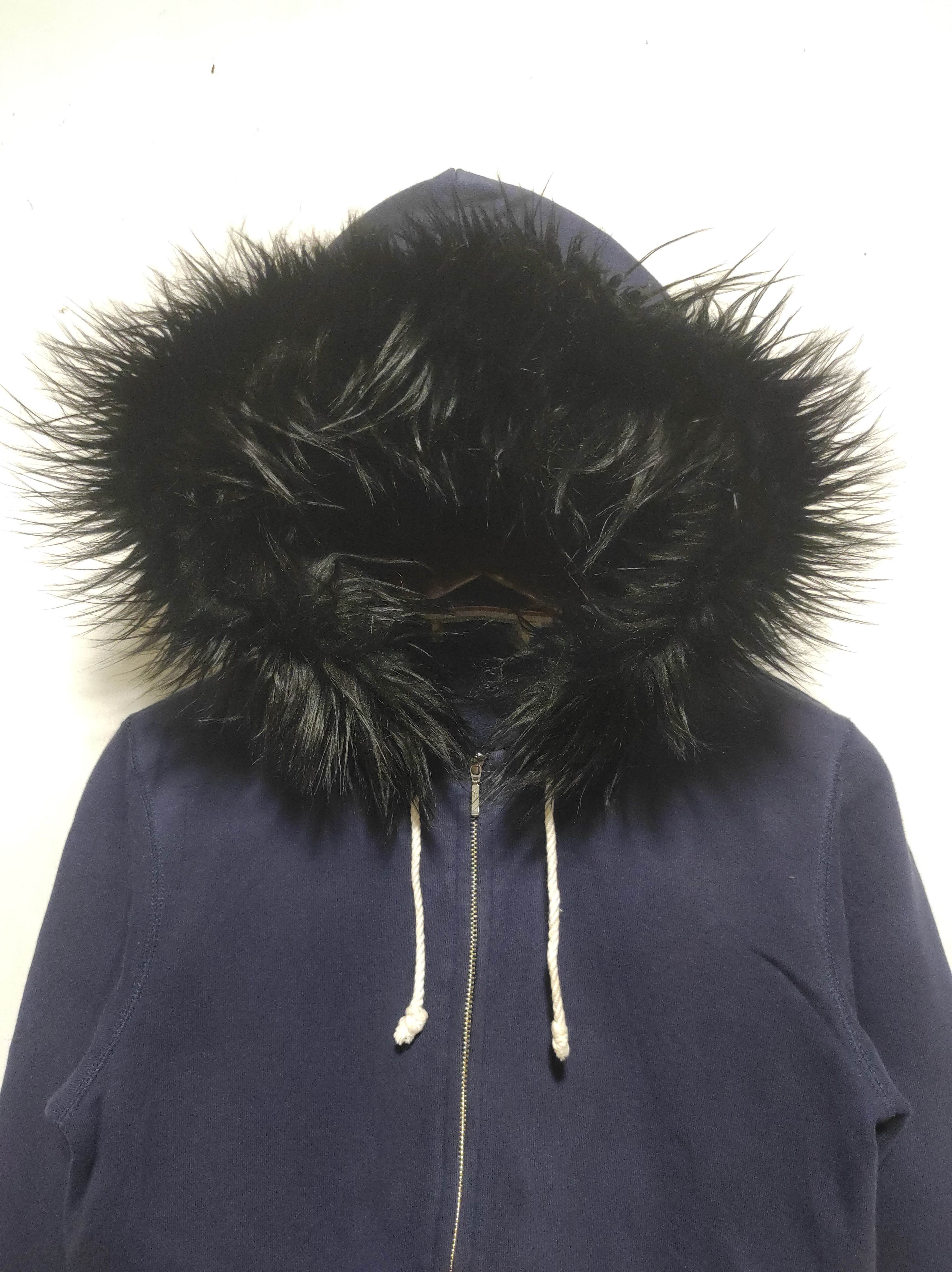 Hysteric Glamour Crocodile Zip Fur Hoodie Parka LGB Style Size M / US 6-8 / IT 42-44 - 3 Thumbnail