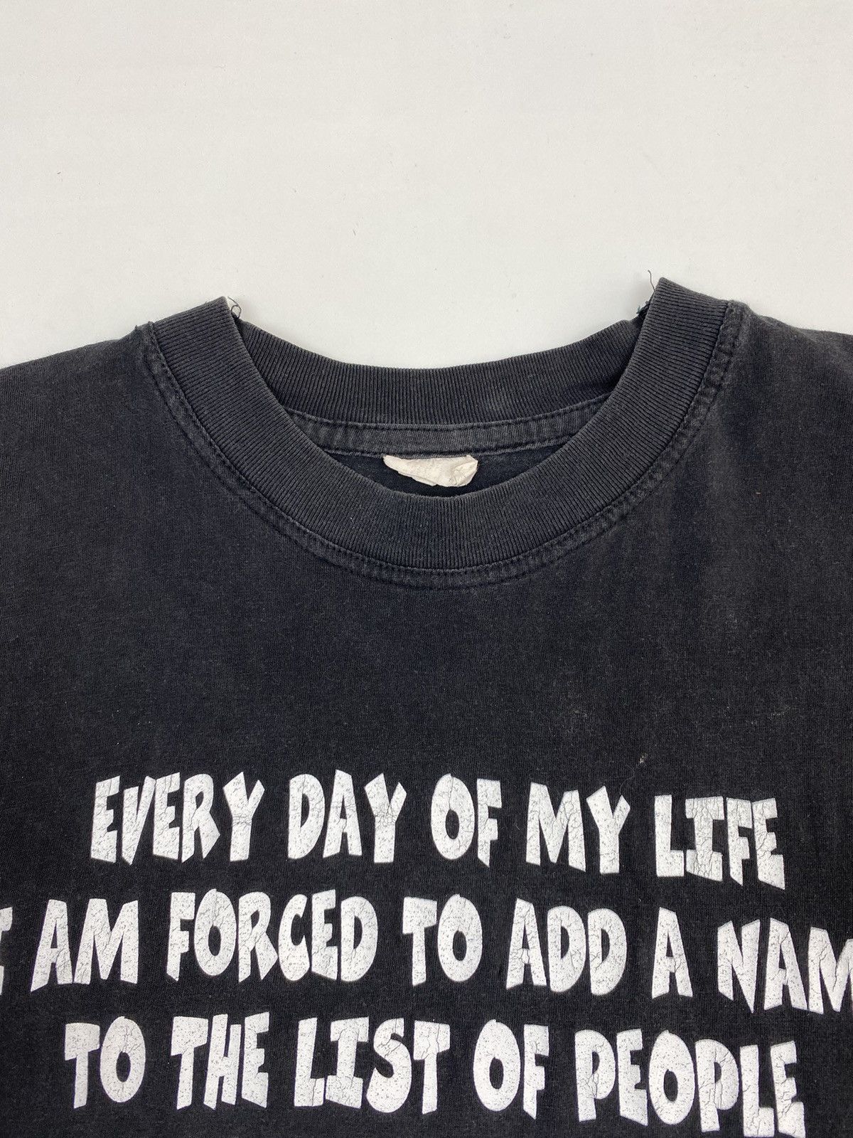 Vintage 1990’s Vintage Introvert Piss Off Quote Graphic Tee Size US M / EU 48-50 / 2 - 2 Thumbnail