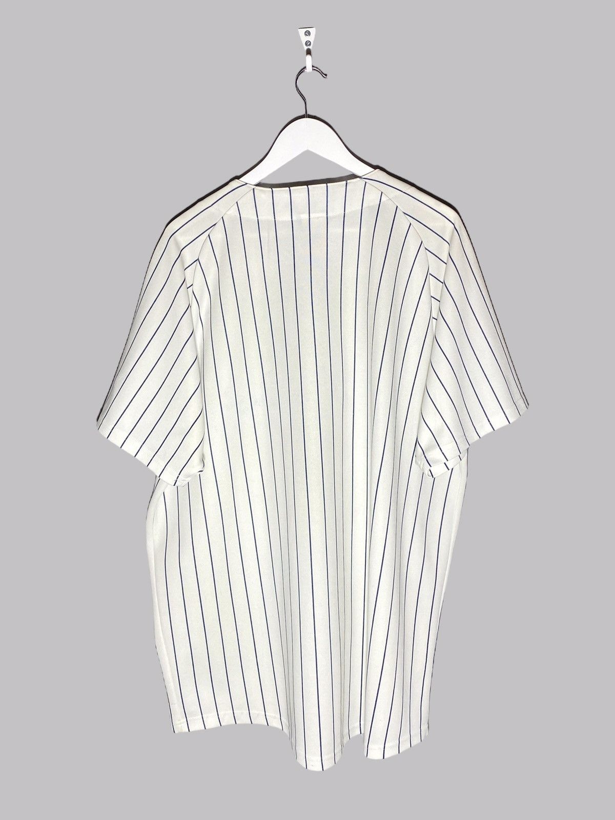 MLB × New York Yankees × Vintage Vintage New Tork Yankees Baseball Jersey Stripped Button Up Size US XL / EU 56 / 4 - 2 Thumbnail