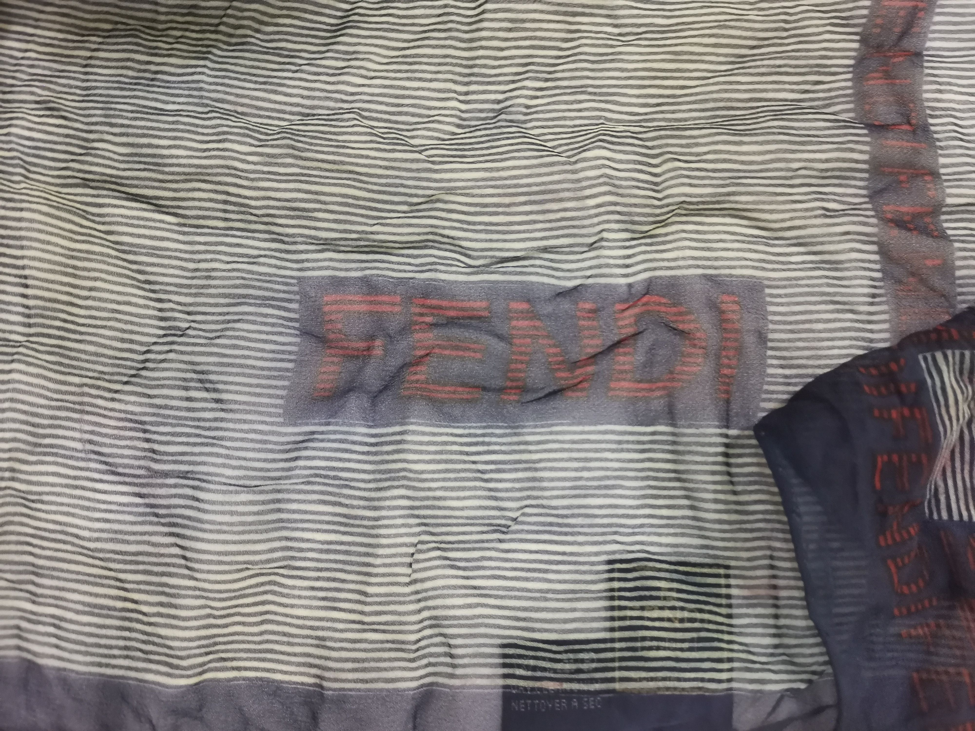 Fendi × Vintage Rare distressed Fendi scarves nice design Size ONE SIZE - 5 Thumbnail