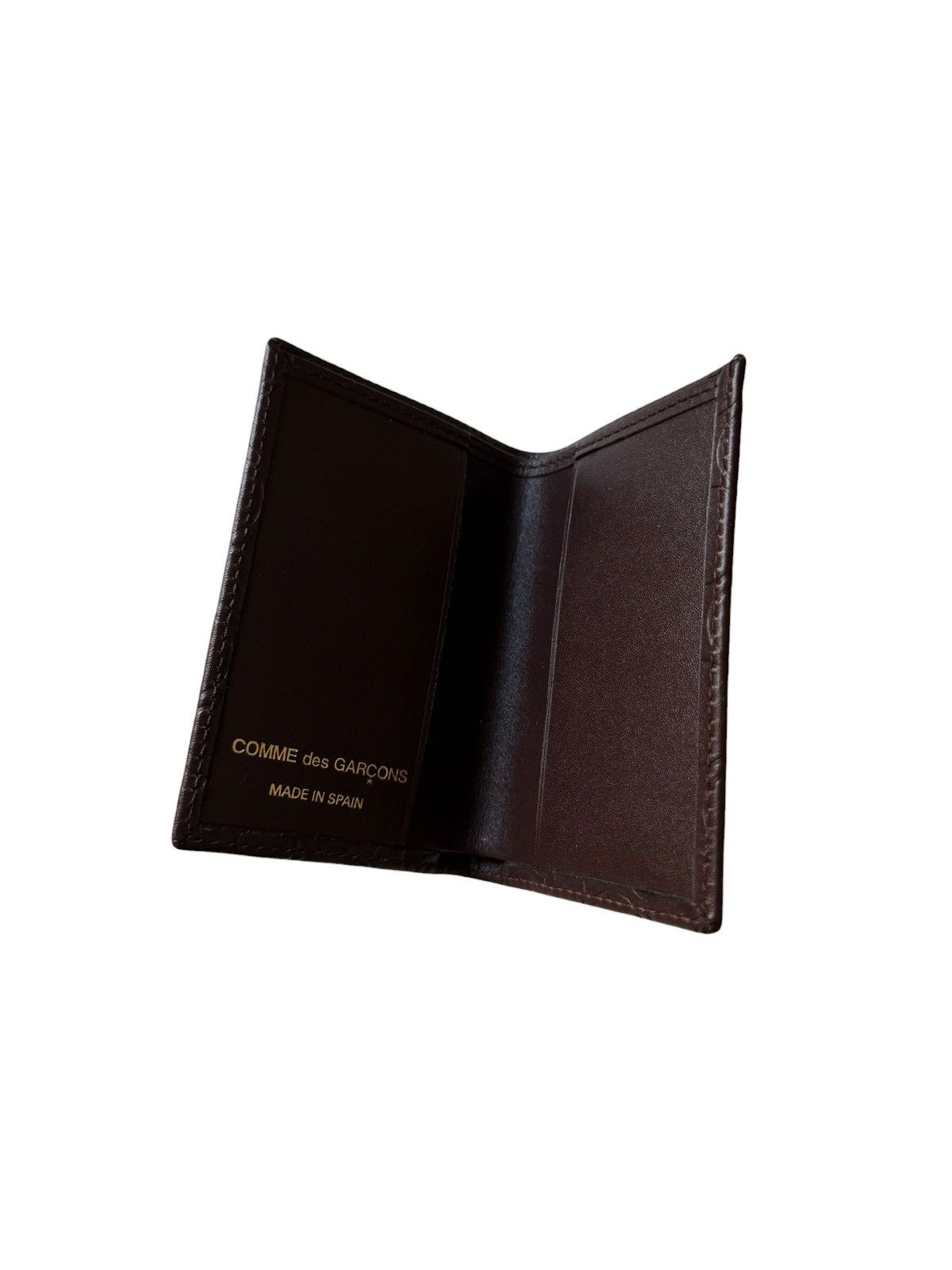 Comme des Garcons Comme Des Garçons cardholder wallet brown Size ONE SIZE - 4 Thumbnail