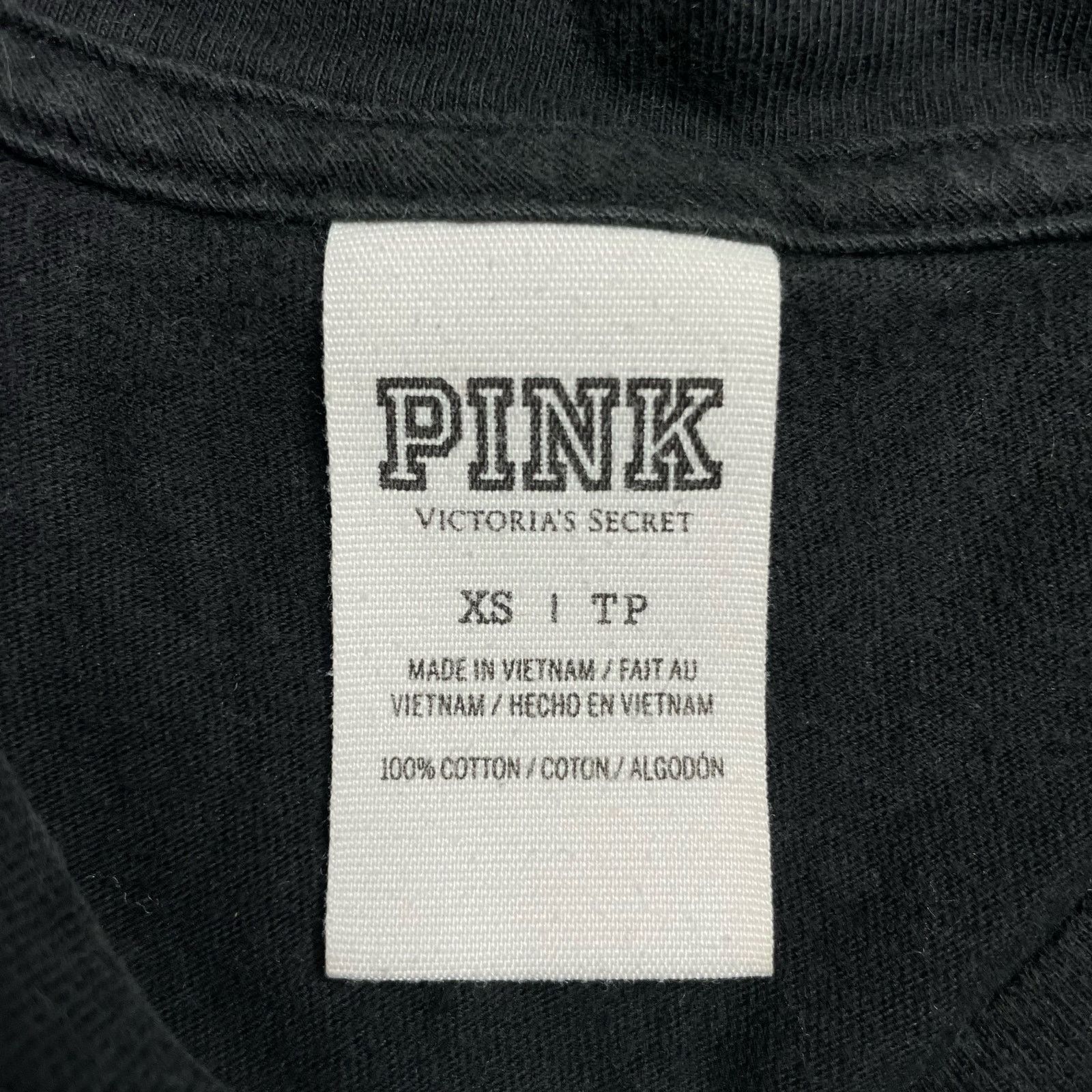 Victoria's Secret VS PINK Sequin Cotton Long Sleeve Size XS / US 0-2 / IT 36-38 - 2 Thumbnail
