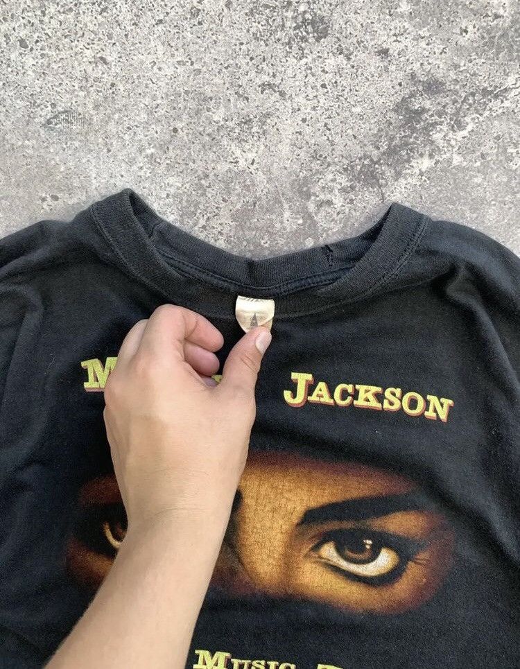 Band Tees × Michael Jackson × Vintage Micheal Jackson Dangerous World Tour 1992-93 Size US XL / EU 56 / 4 - 6 Thumbnail
