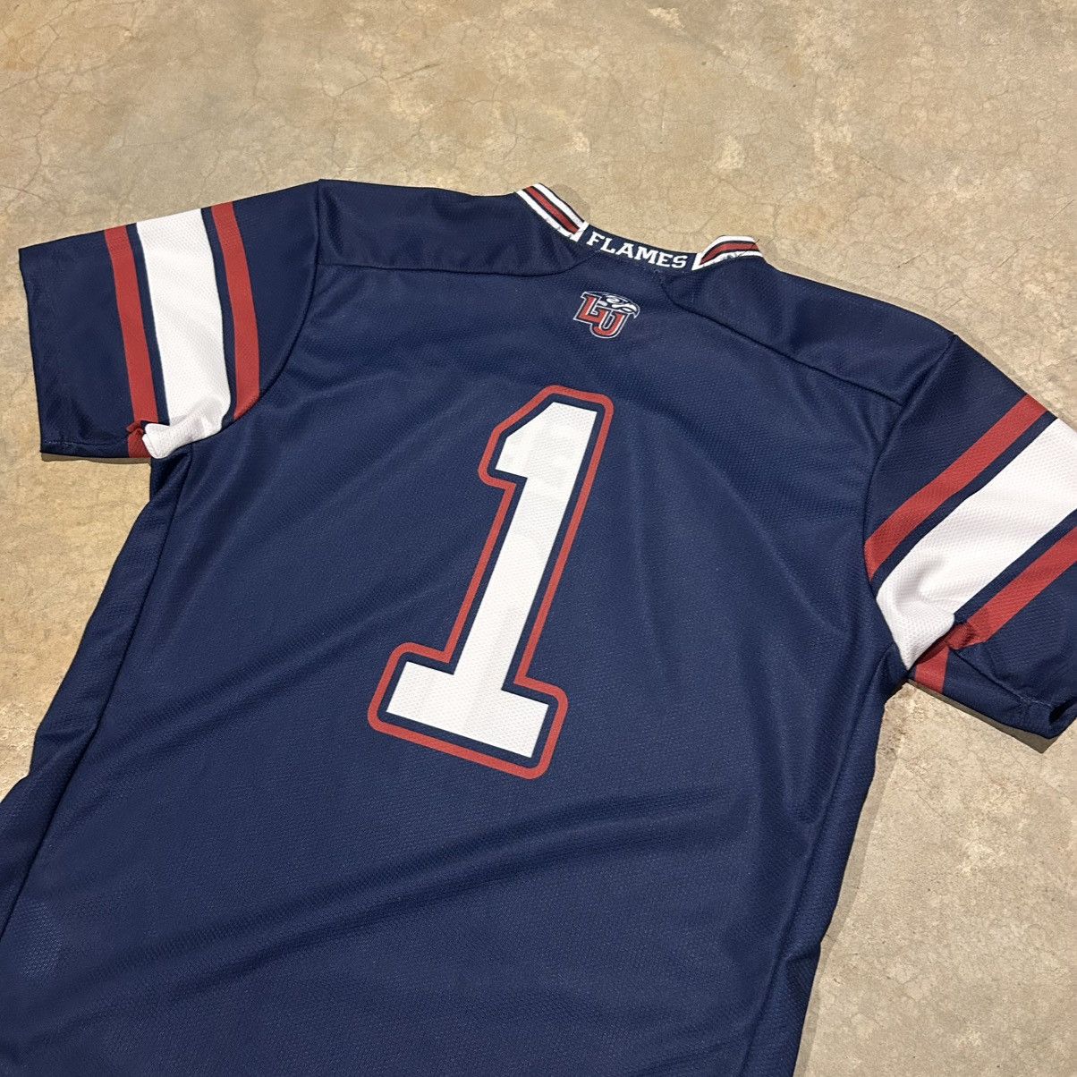NCAA × Vintage Vintage 2000s Liberty University Flames Football Jersey Size US L / EU 52-54 / 3 - 7 Thumbnail