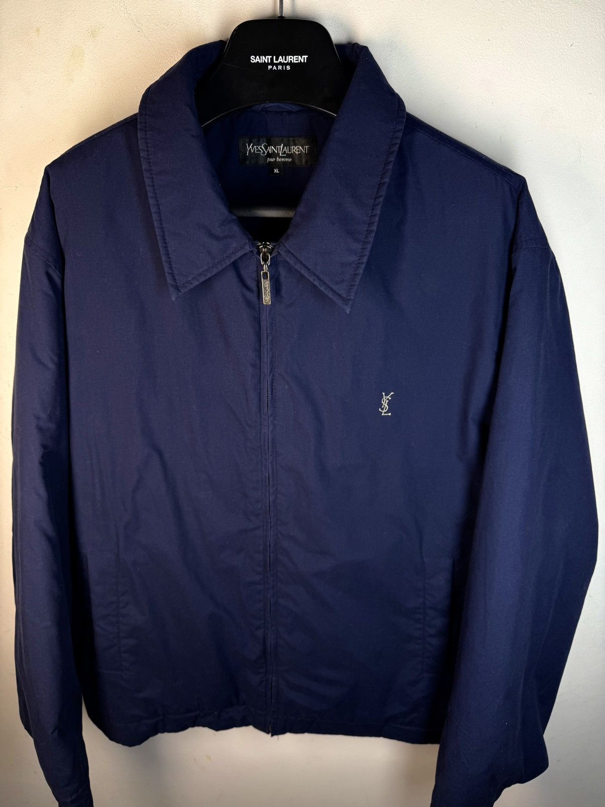 Yves Saint Laurent Warm YSL Jacket Quilted YSL Bomber Size US XL / EU 56 / 4 - 16 Thumbnail