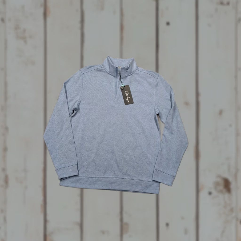 Vintage Walter Hagen Men Small Quarter Zip Sweater Pullover Blue Thermal NWT Size US S / EU 44-46 / 1 - 1 Thumbnail