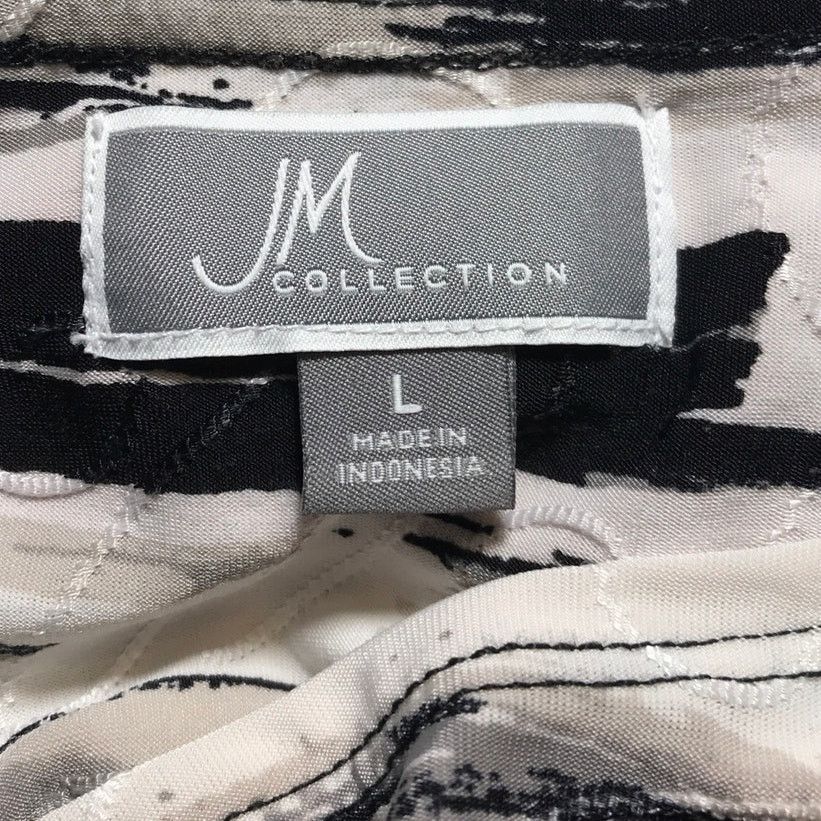 Other JM Collection Abstract Textured Scoop 3/4 Sleeve Blouse L Size L / US 10 / IT 46 - 3 Thumbnail