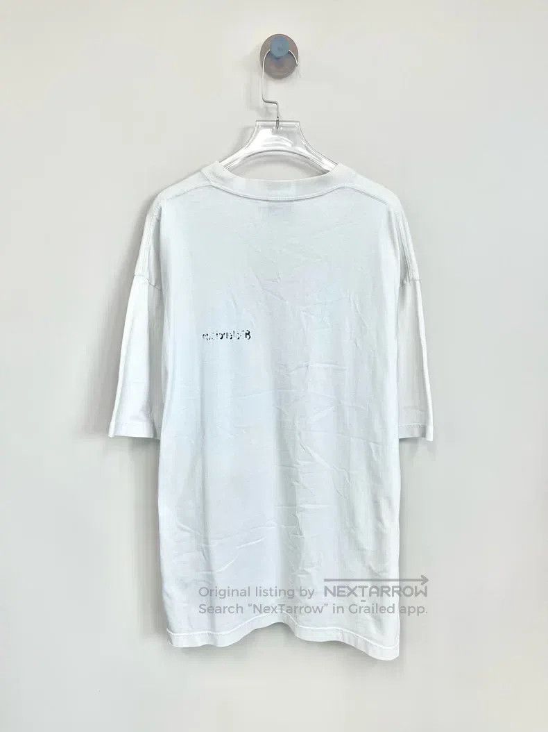 Balenciaga White BB Doodle Letter Logo Short Sleeve