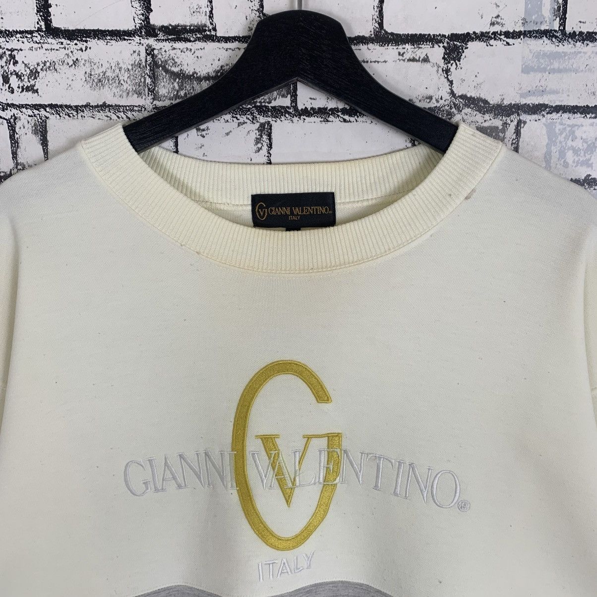 Gianni Valentino × Vintage Gianni Valentino Crewneck Sweatshirt Size US L / EU 52-54 / 3 - 5 Thumbnail