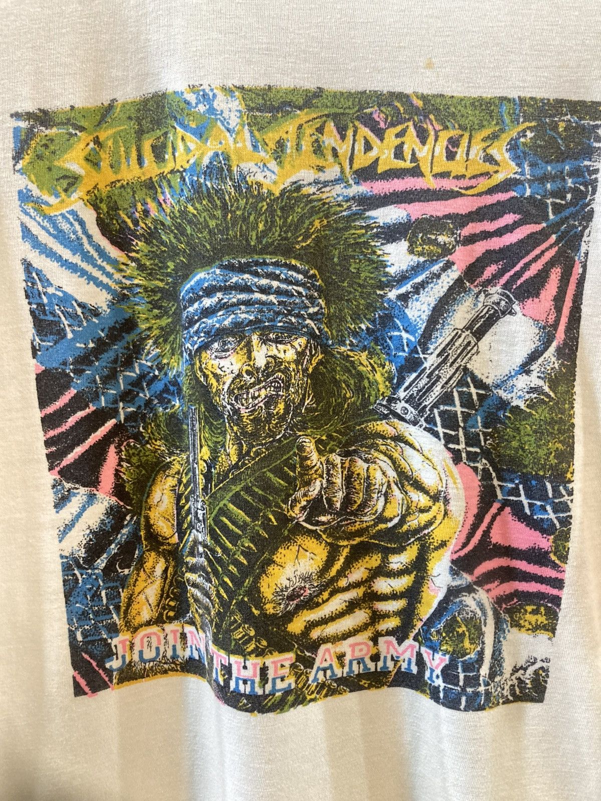 Band Tees Suicidal tendencies T shirt 80’s Size US L / EU 52-54 / 3 - 2 Thumbnail