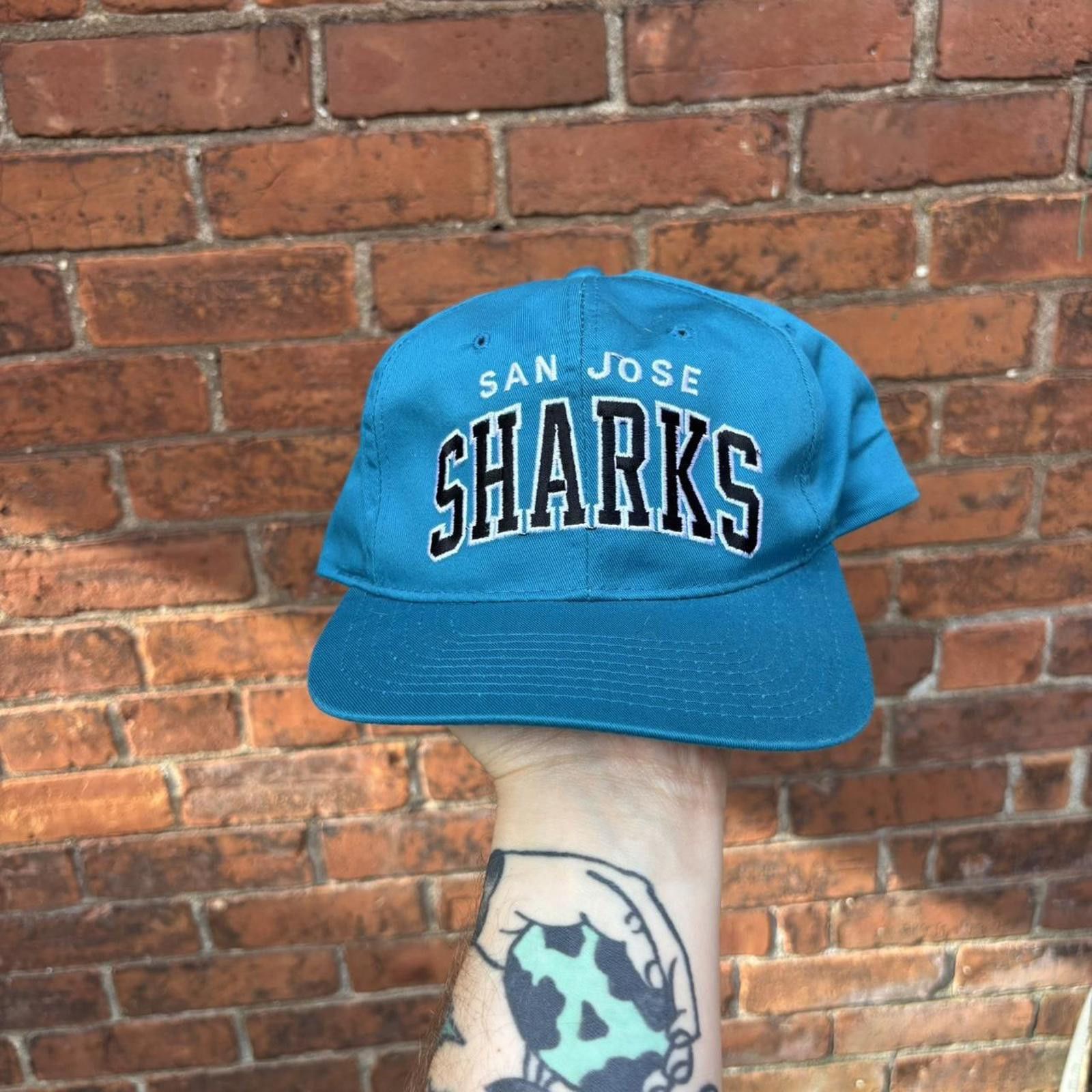 Starter vintage San Jose sharks starter SnapBack hat 90s Size ONE SIZE - 1 Thumbnail