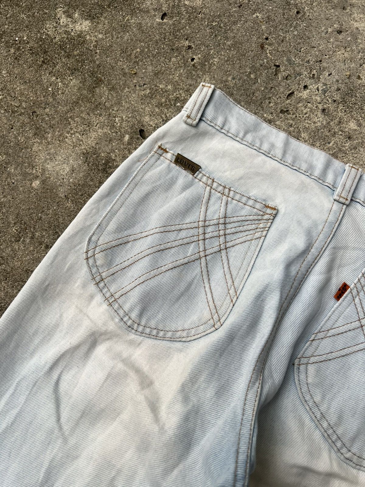 Levi's Vintage 80’s Levis Oren Tag Light Wash Jean Size US 28 / EU 44 - 19 Thumbnail