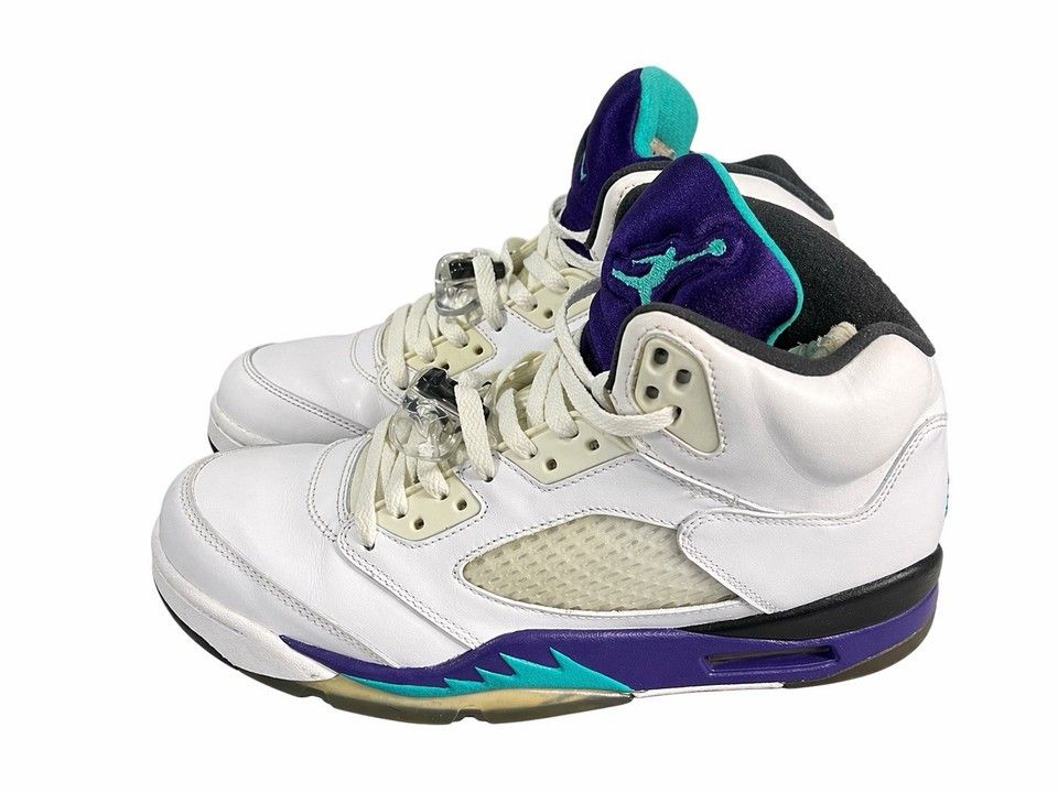 Jordan Brand Air Jordan 5 Grape 2013 White Purple SZ 9 Size US 9 / EU 42 - 1 Thumbnail