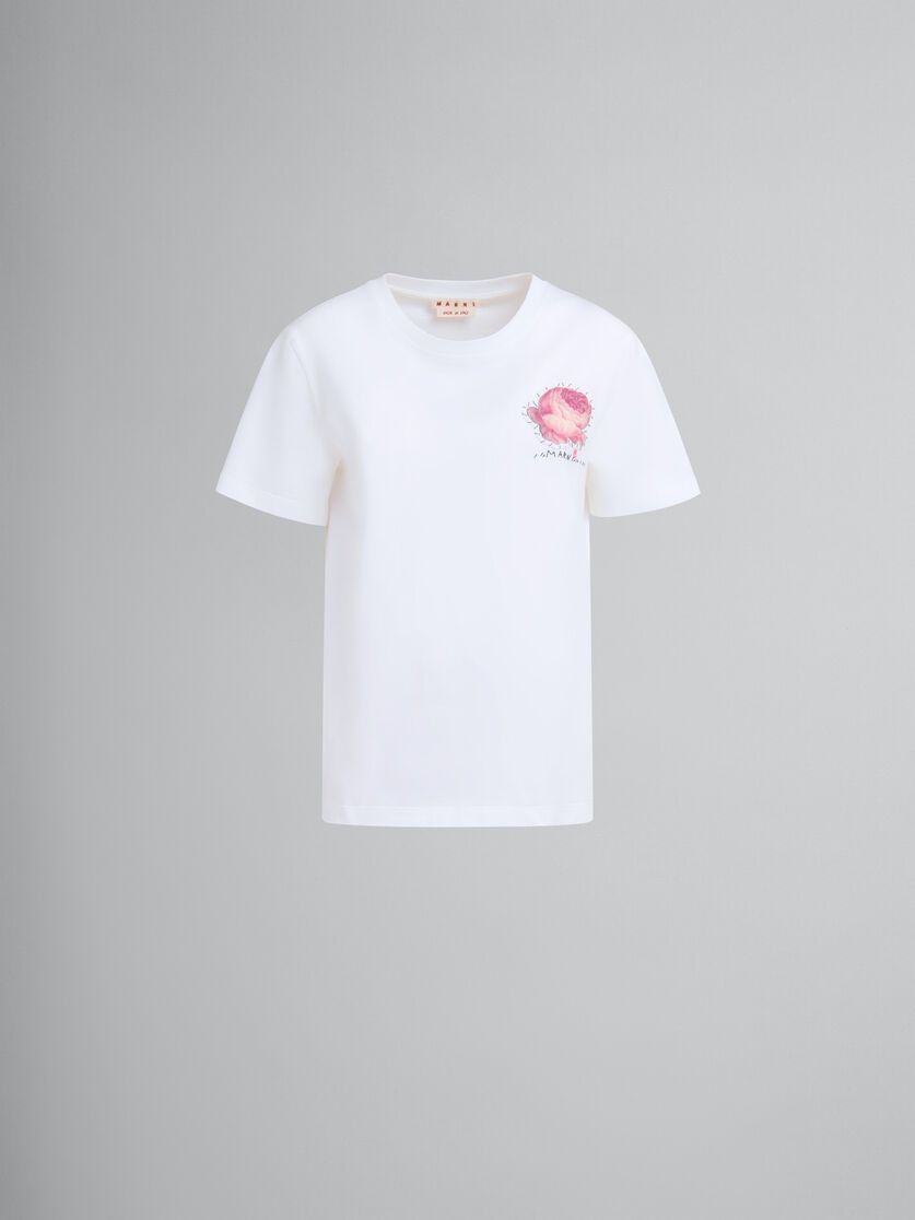 Marni o1f1d3z0625 T-Shirt in White Size XS / US 0-2 / IT 36-38 - 1 Thumbnail