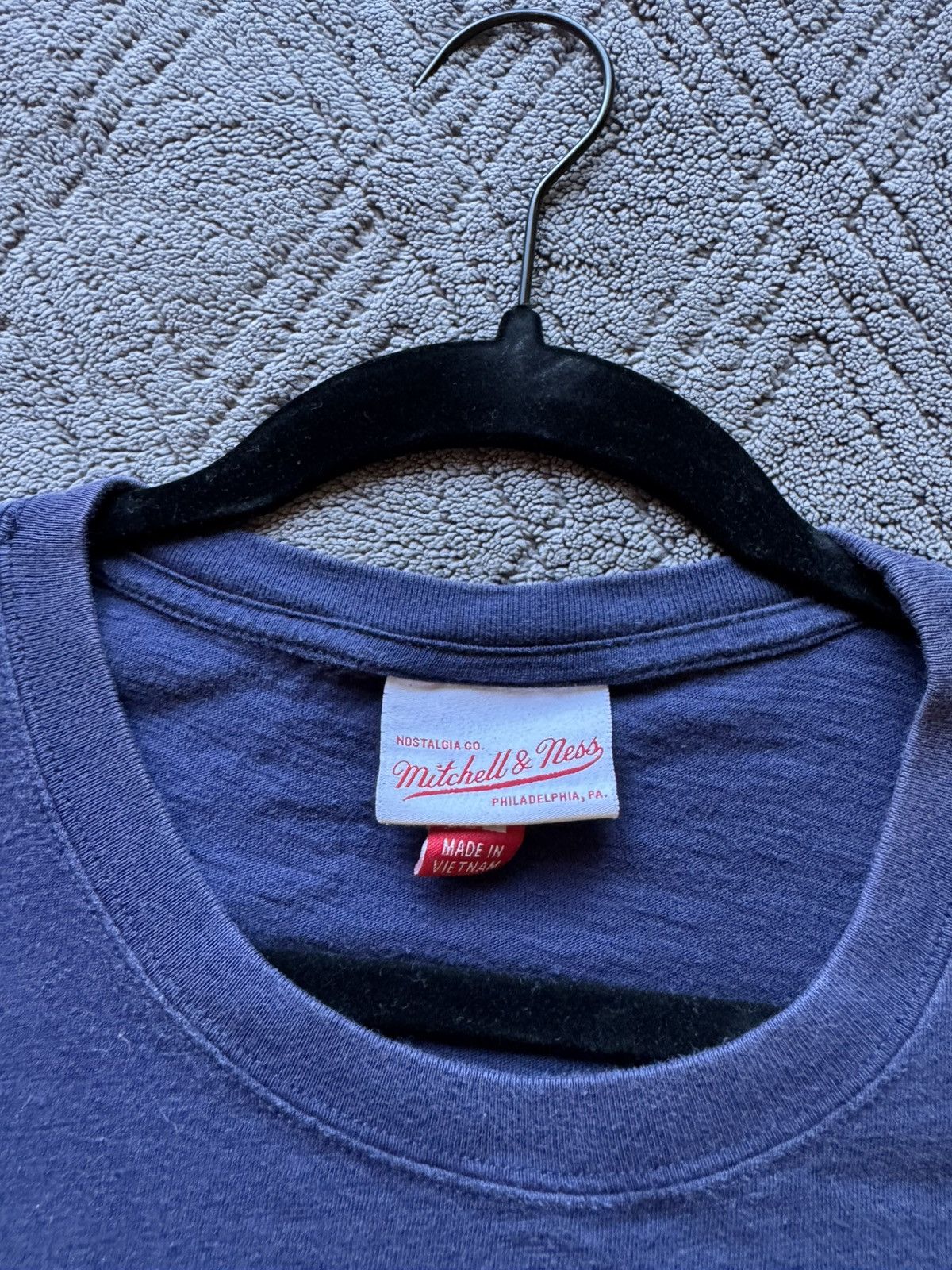 Mitchell & Ness Navy Blue Vintage Chicago Cubs Baseball Tee Size US XL / EU 56 / 4 - 2 Thumbnail