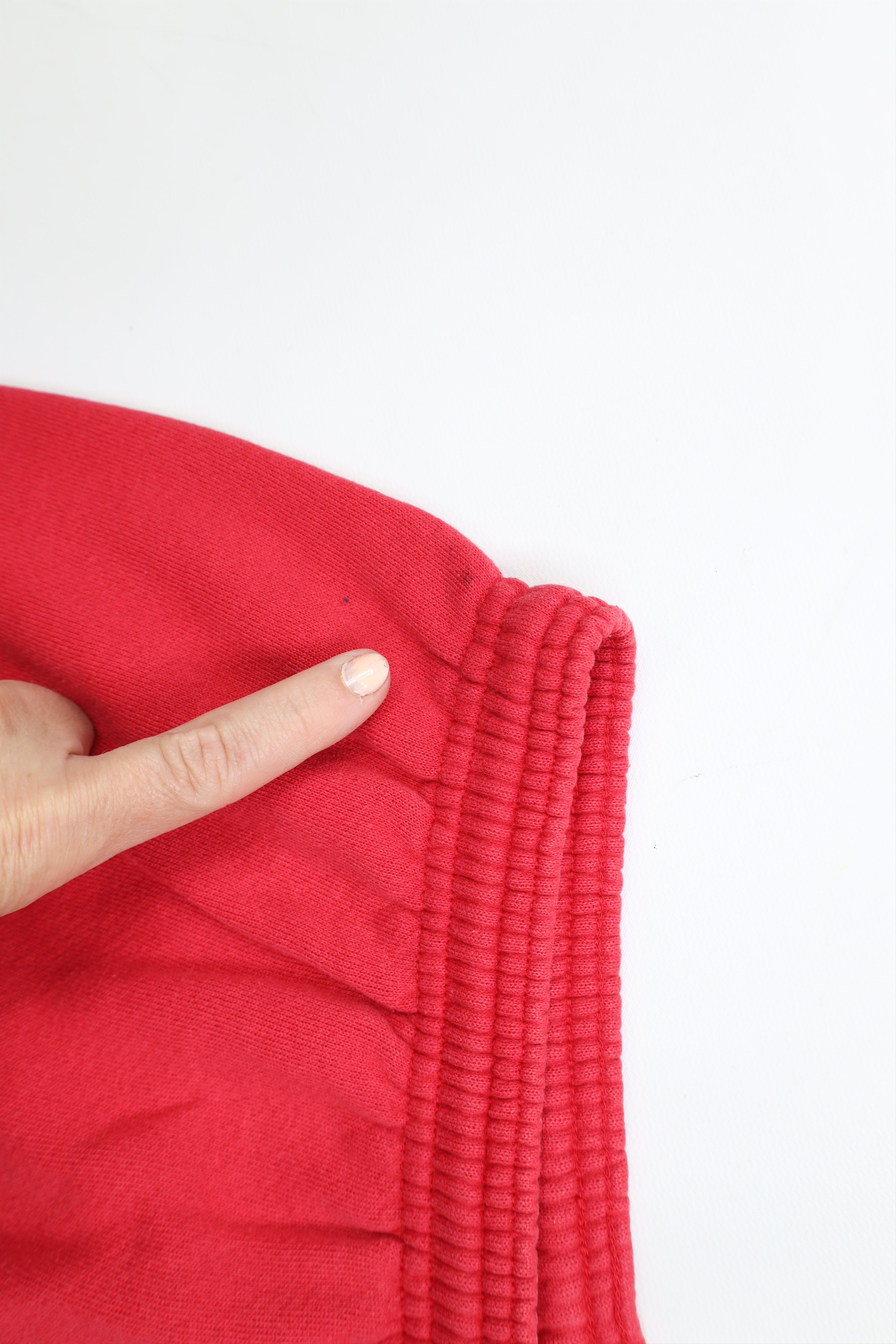 Vintage Vintage 90s USA Olympics Spell Out Sweatpants Joggers Red Size US 34 / EU 50 - 7 Thumbnail