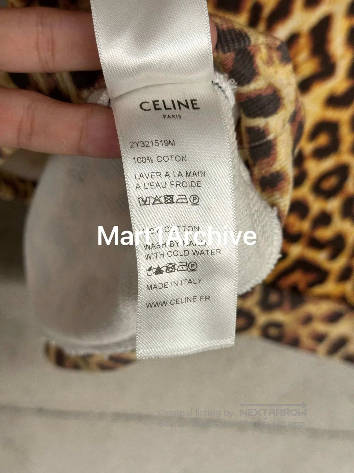 Celine Celine Leopard Print Hoodie. Size US M / EU 48-50 / 2 - 6 Thumbnail