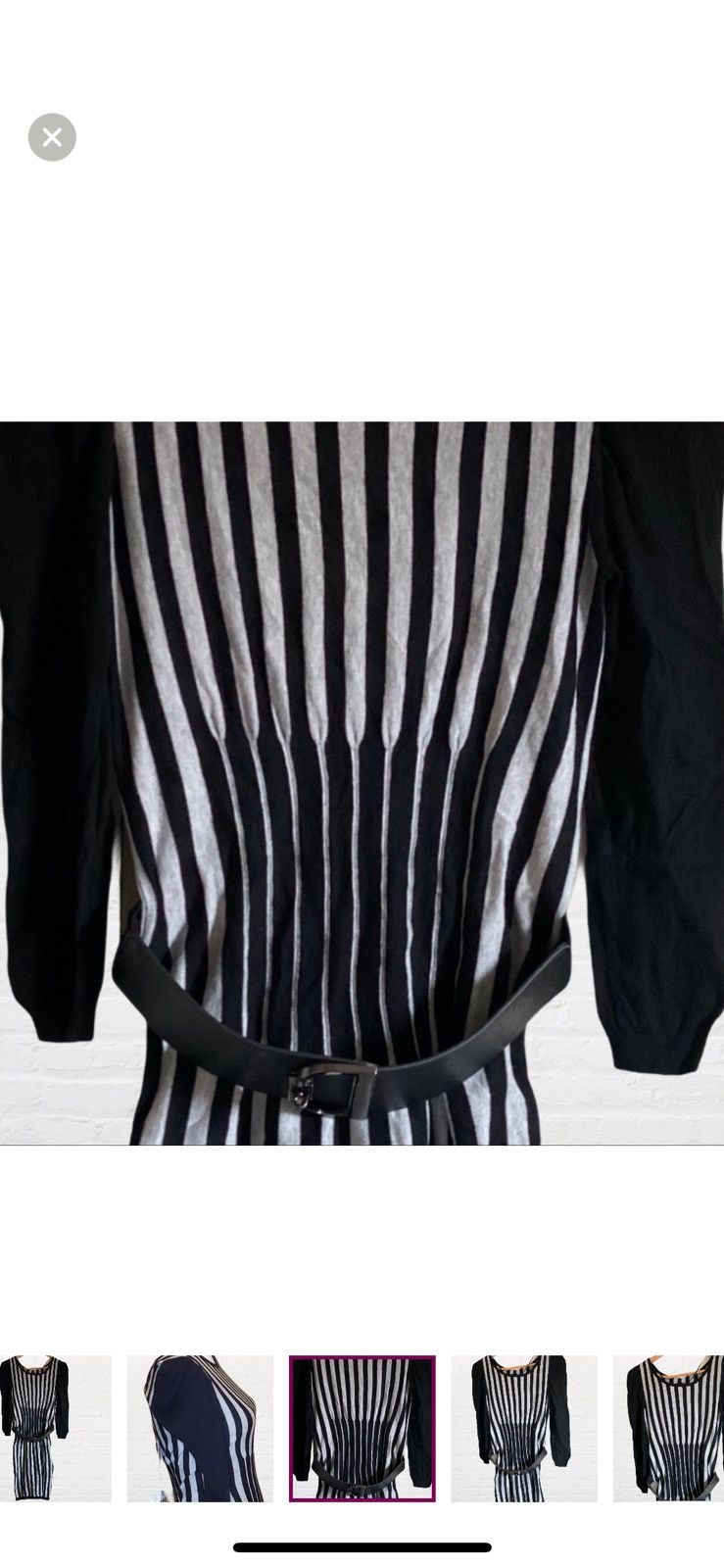 Other VERO MODA KNIT ABOVE KNEE DRESS WITH REMOVABLE BELT SIZE S Size S / US 4 / IT 40 - 5 Thumbnail