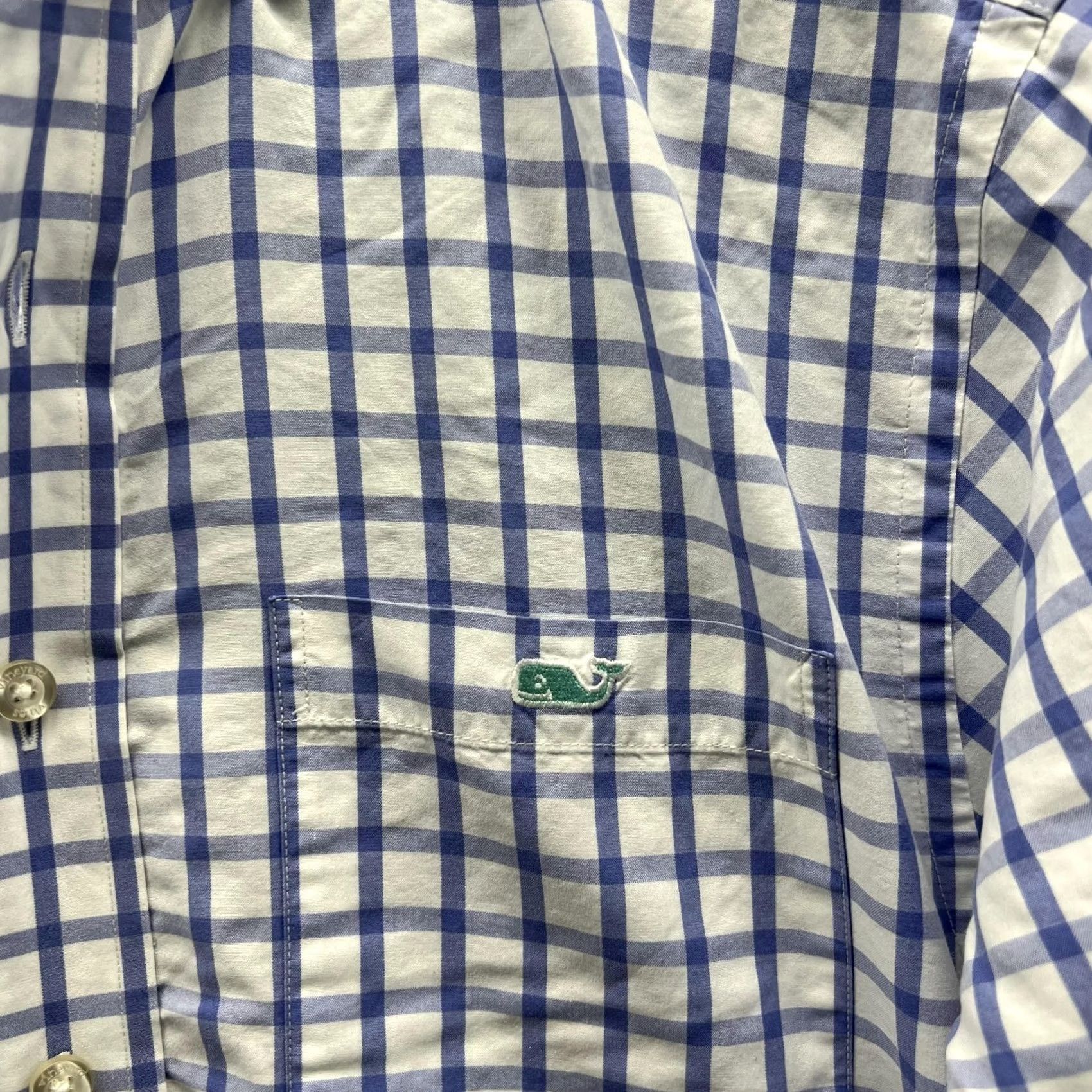 Vineyard Vines Vineyard Vines Shirt Men Small Blue Tattersall Classic Fit Tucker Preppy Check Shirt Size US S / EU 44-46 / 1 - 4 Thumbnail