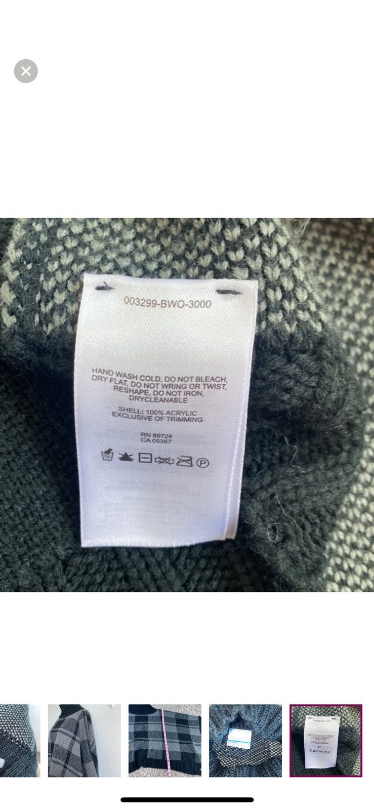 Columbia Columbia women’s O/S plaid be cozy sweater poncho‎ Size ONE SIZE - 7 Thumbnail
