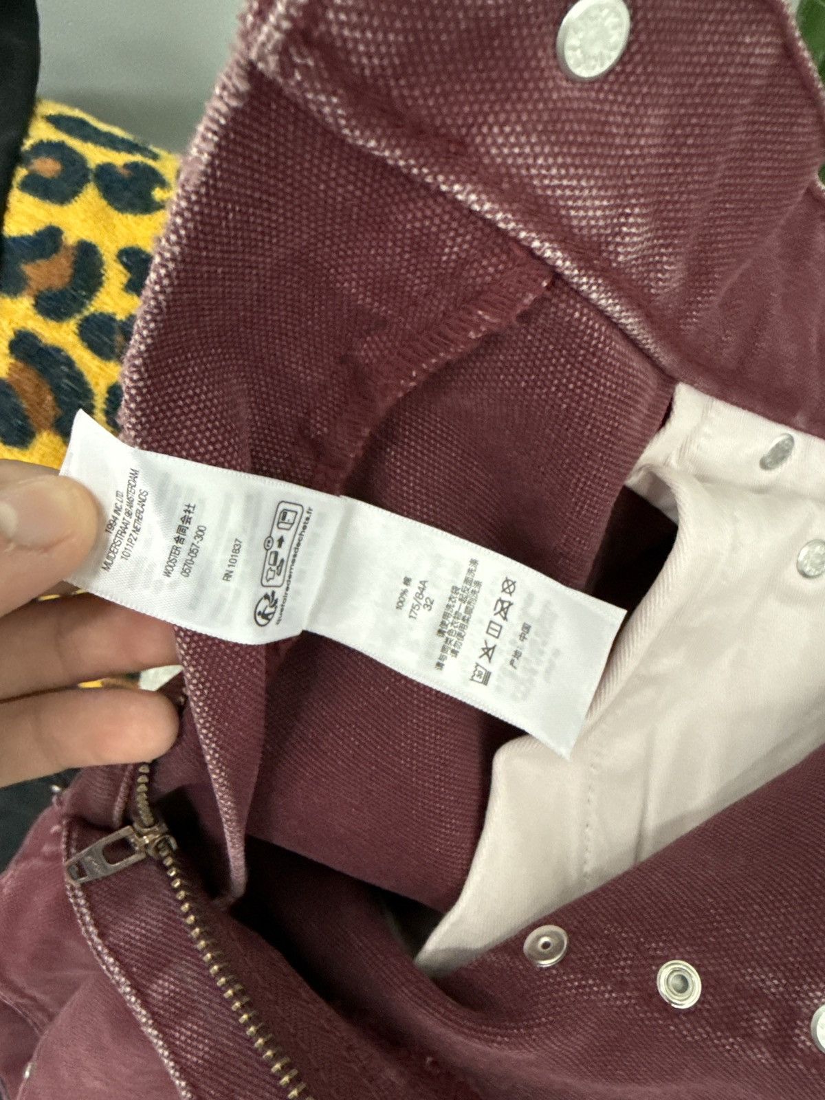 B.B. Simon × Supreme Supreme BB Simon Red Carpenter Pants - Size 32 Size US 32 / EU 48 - 7 Thumbnail