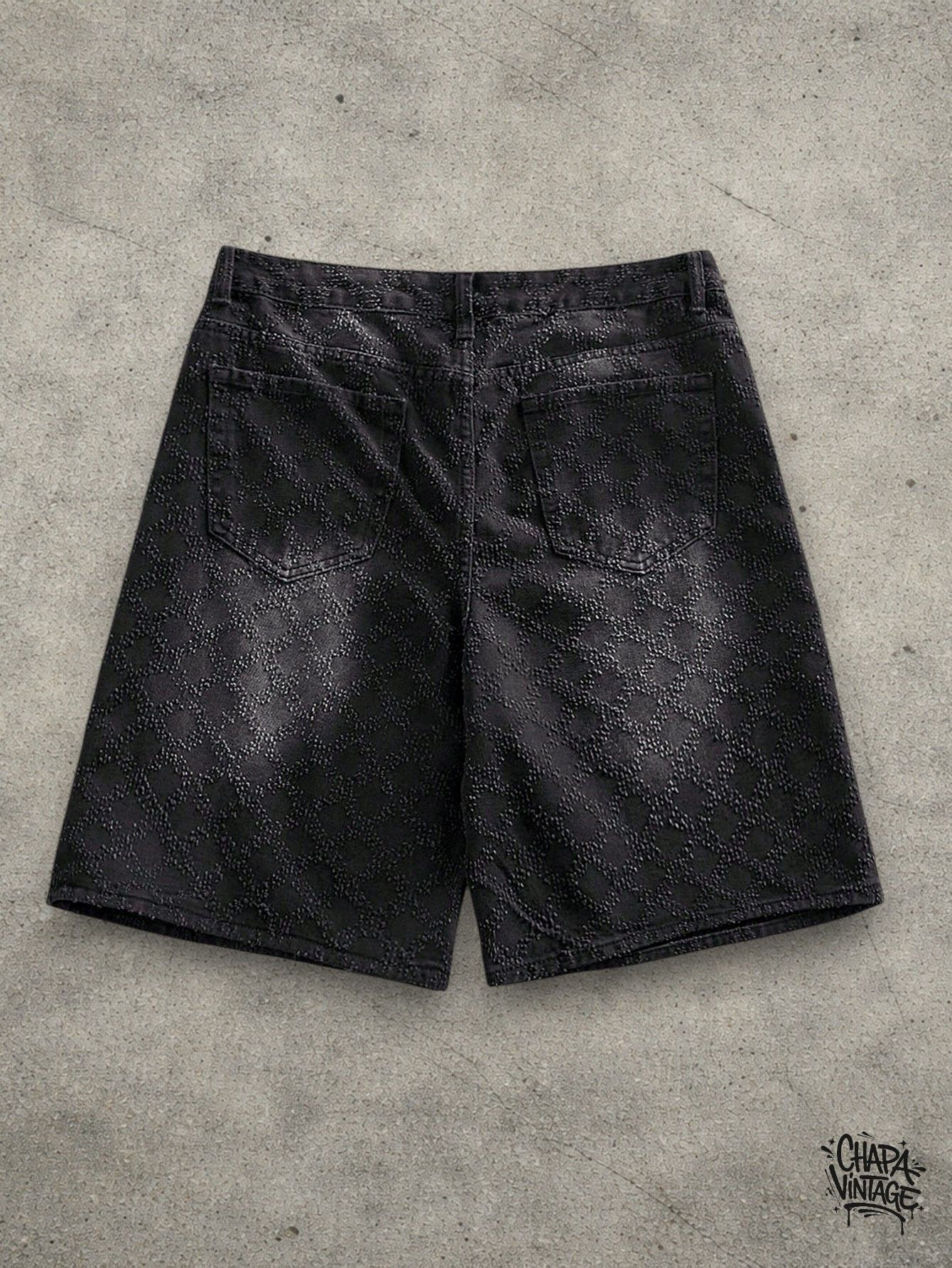 Vintage Denim dark gray shorts Size US 32 / EU 48 - 2 Thumbnail