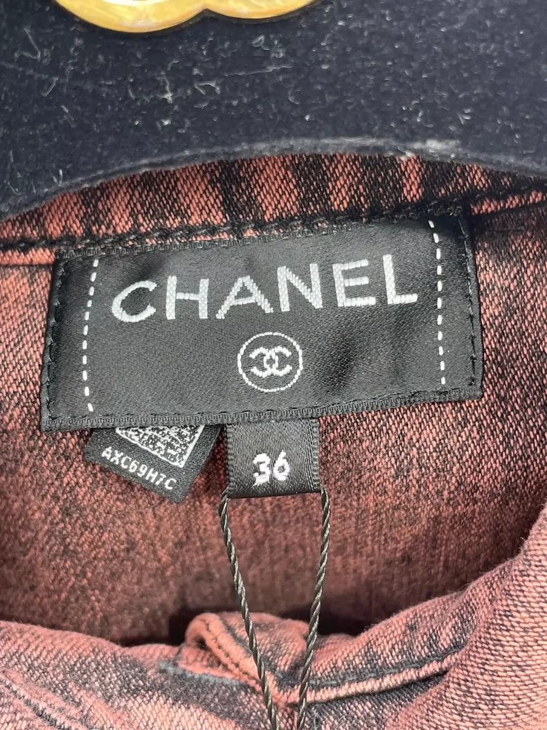 Chanel Chanel 24A soft denim lace shirt 2504-Nextarrow Size XS / US 0-2 / IT 36-38 - 5 Thumbnail