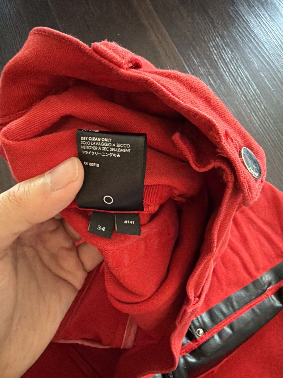 Amiri Amiri All Red With Black Stripe Jeans Size US 34 / EU 50 - 6 Thumbnail