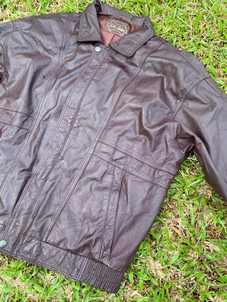 Leather VINTAGE ECHT LEDER PEANUT BROWN LEATHER JACKET Size US M / EU 48-50 / 2 - 3 Thumbnail