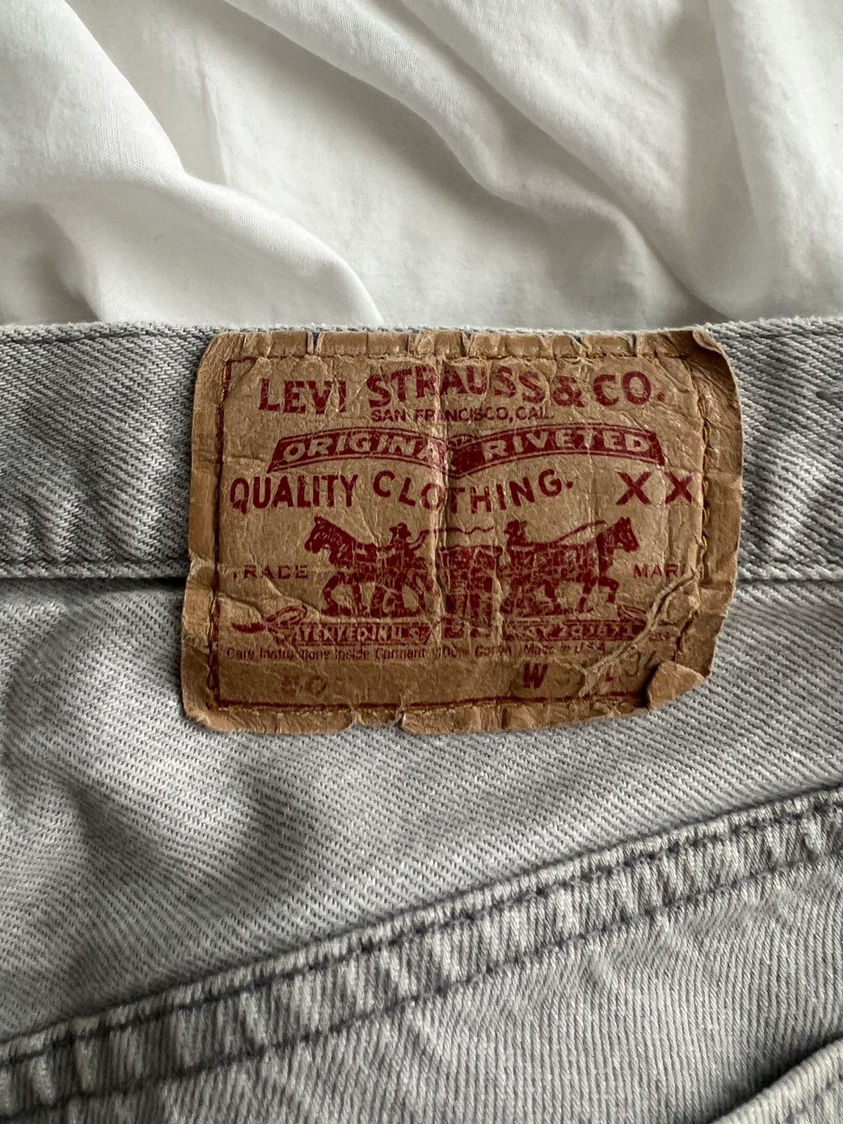Levi's Men’s Levi’s Vintage Jeans Grey Size US 30 / EU 46 - 3 Thumbnail