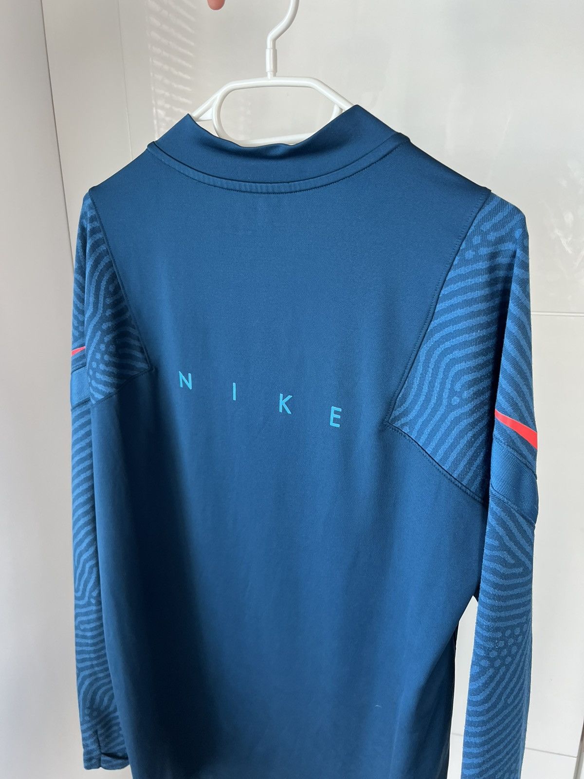 Nike Nike Dry-Fit Football Strike Drill Training 1/3 Zip Shirt Size US L / EU 52-54 / 3 - 11 Thumbnail