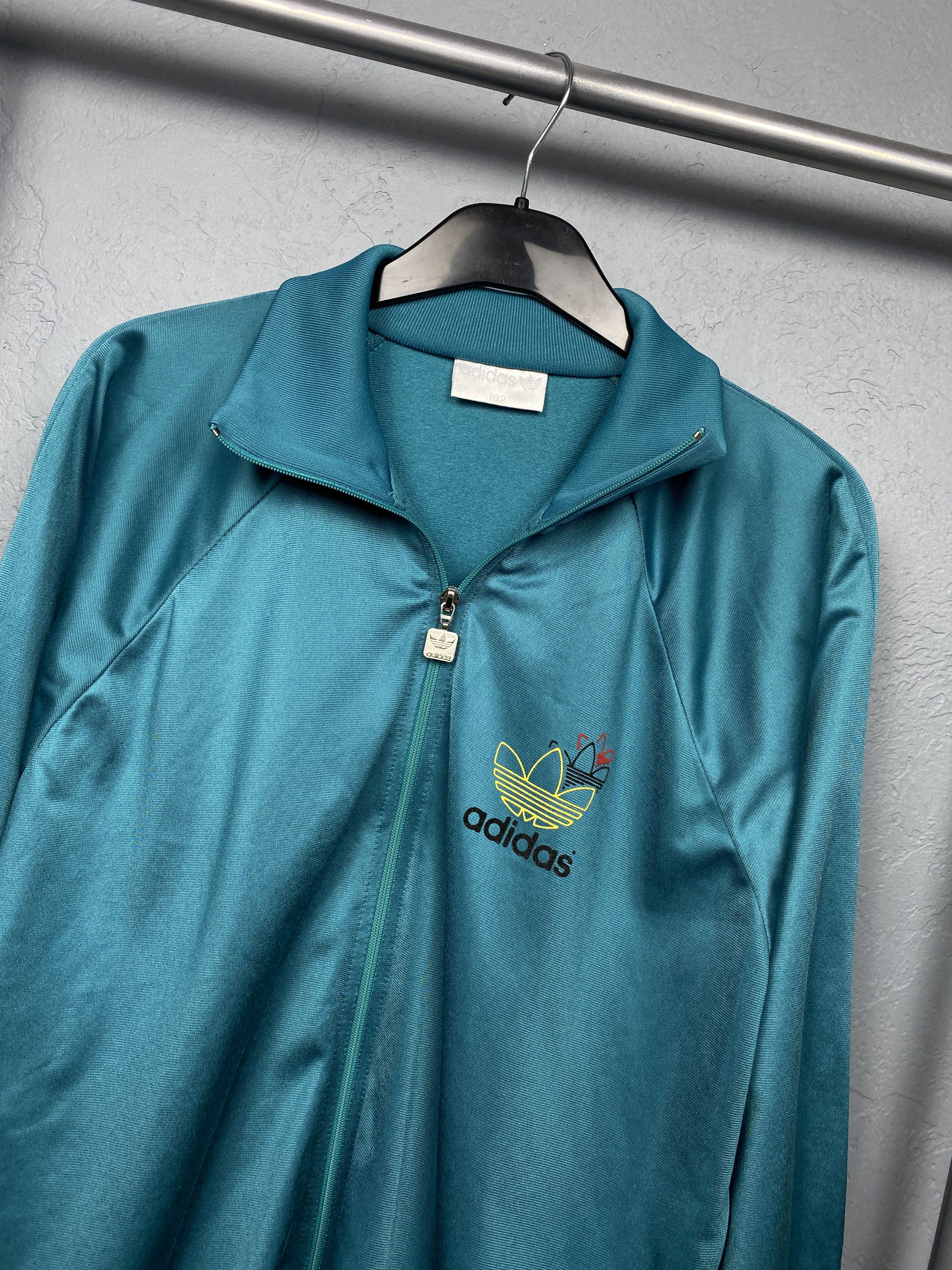 Adidas Adidas 90s Vintage Mens Track Top Jacket Size US XL / EU 56 / 4 - 2 Thumbnail