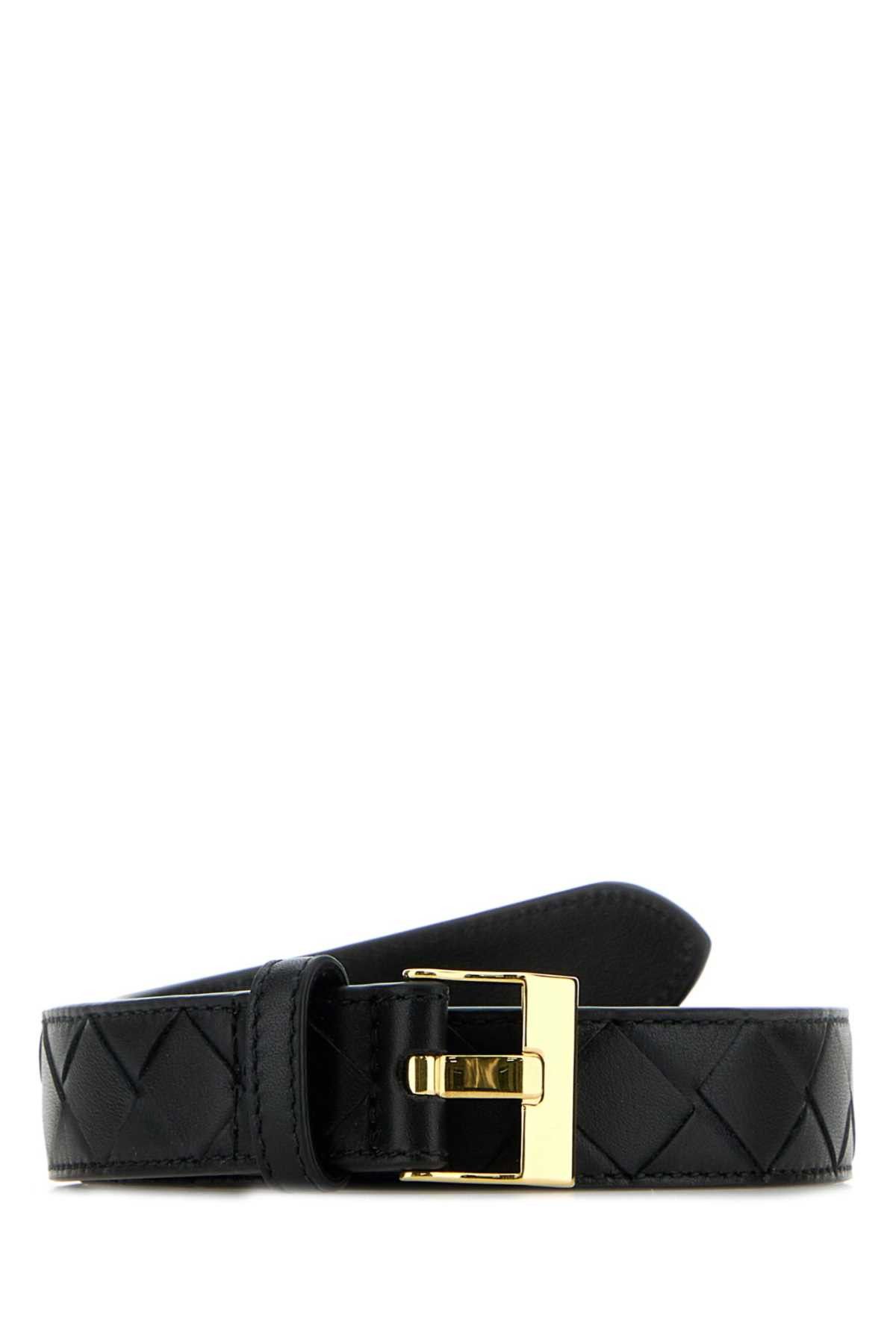 Bottega Veneta Black Leather Watch Belt Size ONE SIZE - 1 Thumbnail