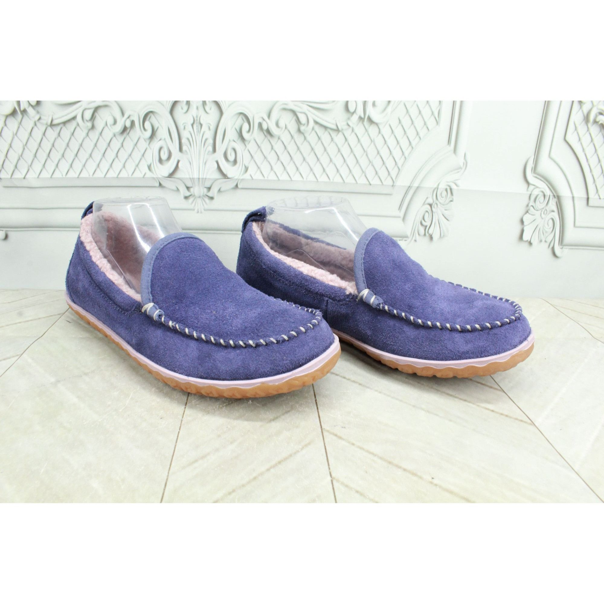 L.L. Bean LL Bean Women's Mountain Slippers Moccasin Fleece Size US 8 / IT 38 - 4 Thumbnail