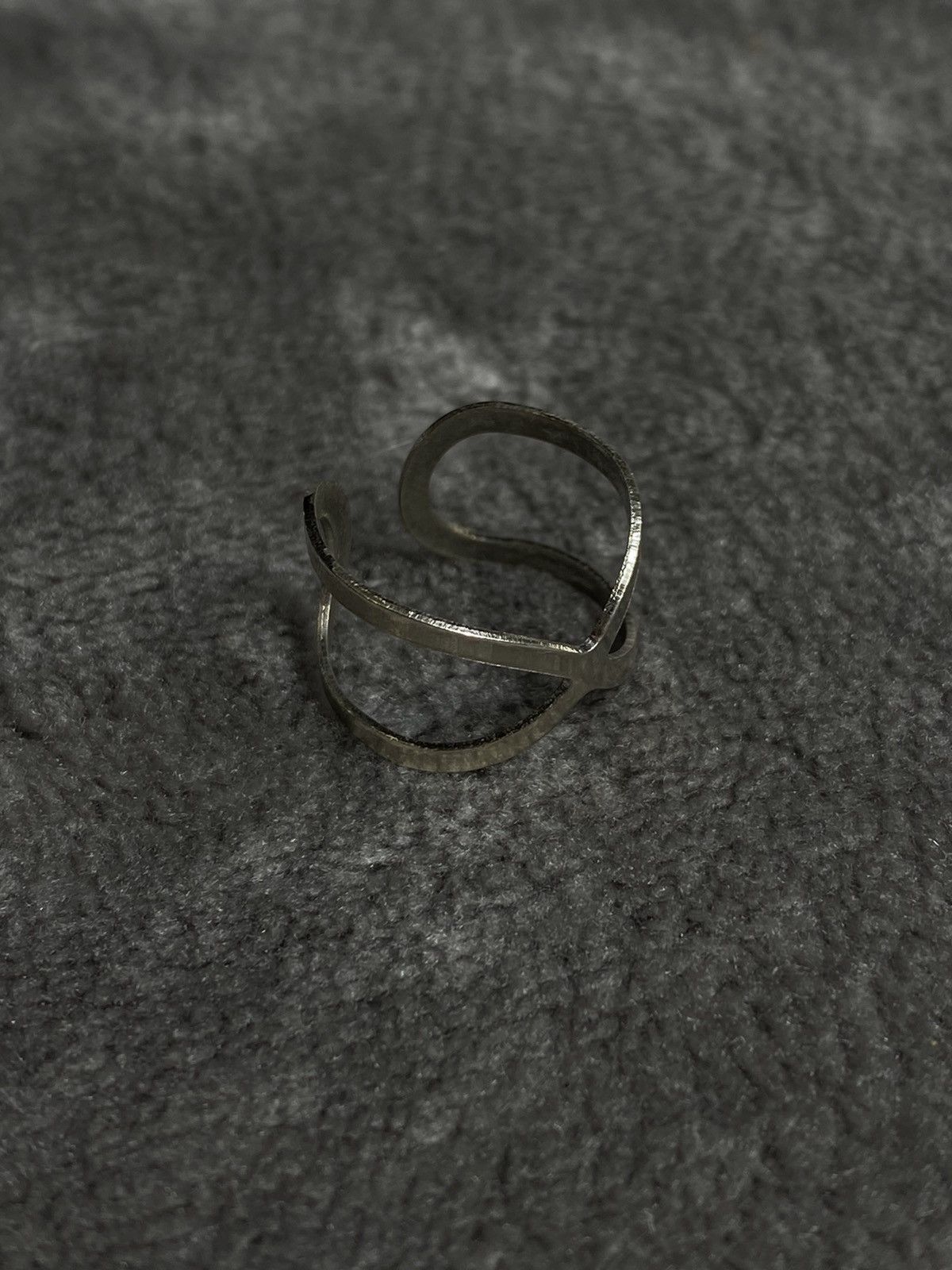 Hysteric Glamour Vintage Adjustable Leaf Ring in Silver Tone Size ONE SIZE - 1 Thumbnail
