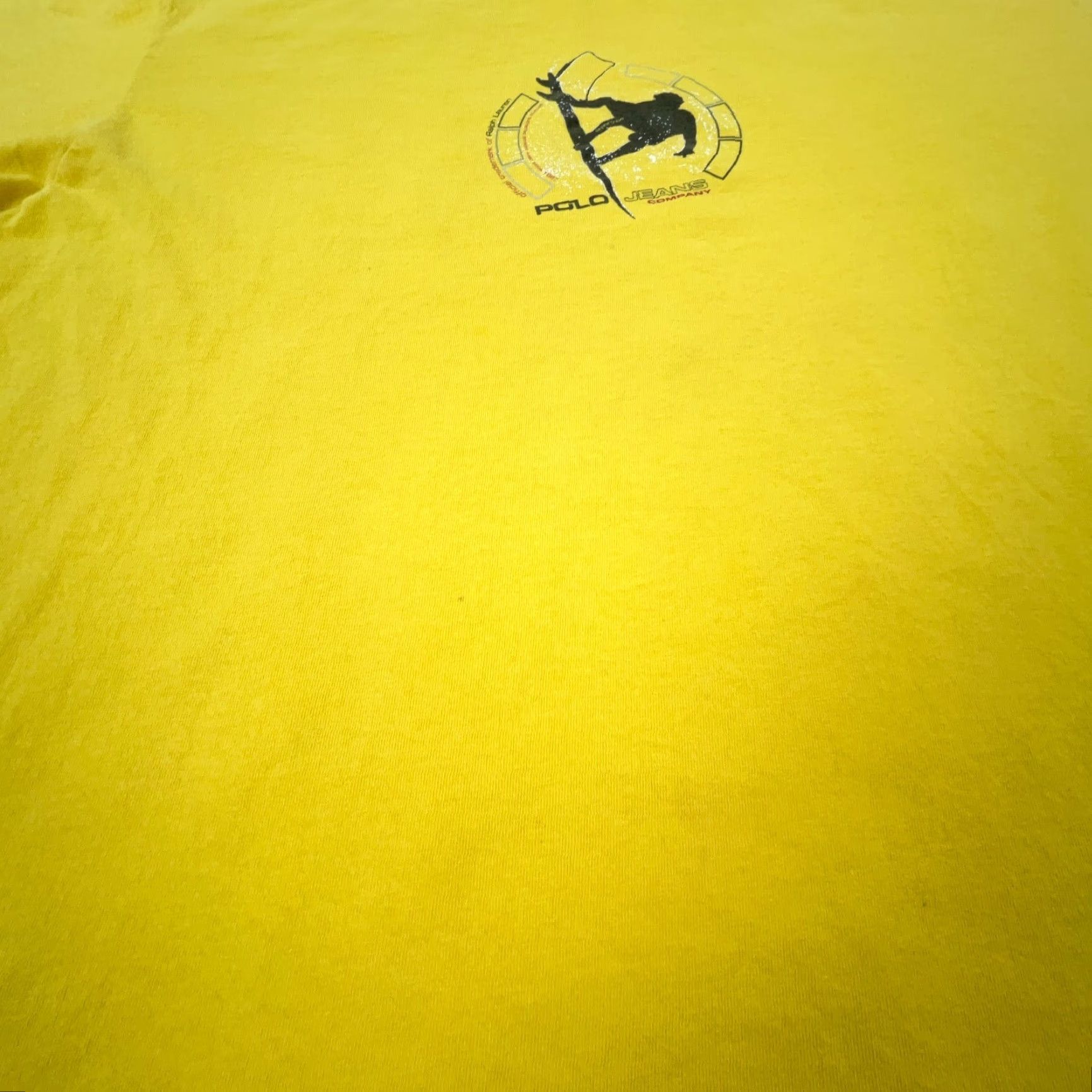 Polo Ralph Lauren VINTAGE Polo Ralph Lauren Shirt Men Large Yellow Surfing T-Shirt Y2K Size US L / EU 52-54 / 3 - 7 Thumbnail