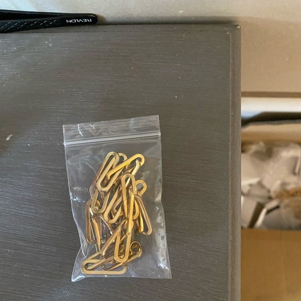 The Unbranded Brand NOA Jewelry 16” Gold Plated Paperclip Necklace Size ONE SIZE - 6 Thumbnail