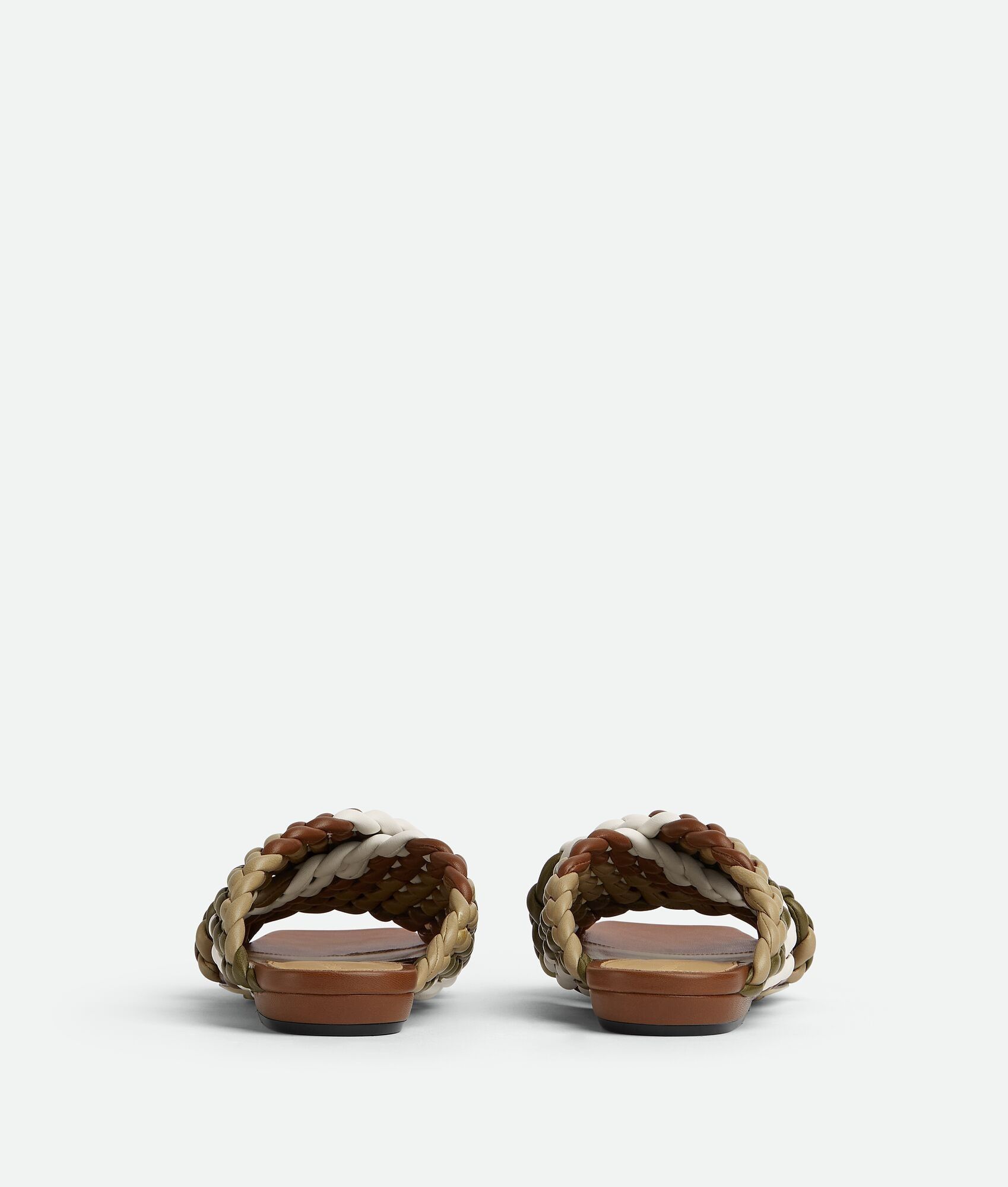 Bottega Veneta o1loc1c0125 729711 Canalazzo Flat Sandals in Multicolor Size US 8 / IT 38 - 3 Thumbnail