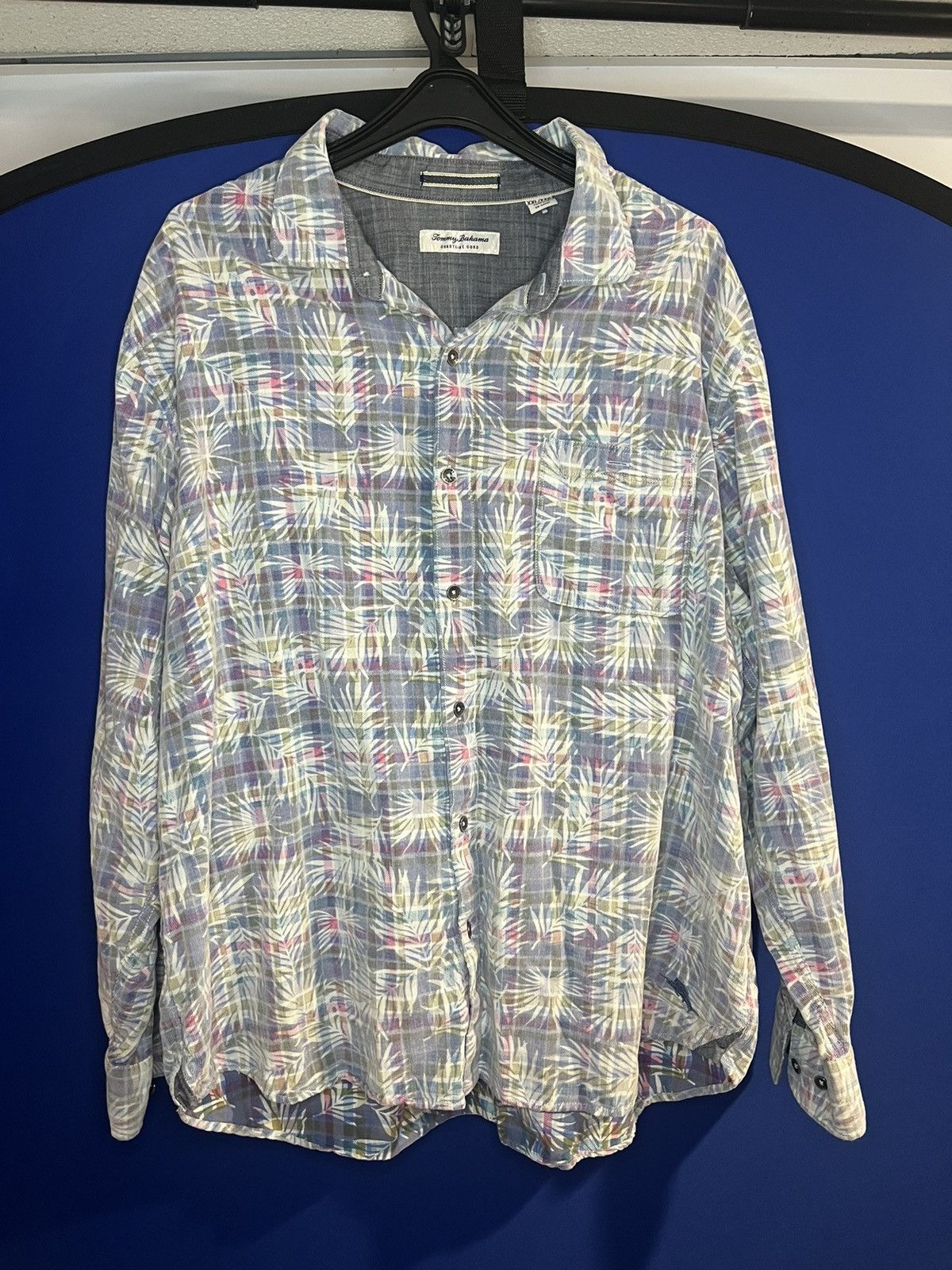Tommy Bahama Tommy Bahama Corduroy Long Sleeve Button Up / XXL Size US XXL / EU 58 / 5 - 1 Thumbnail