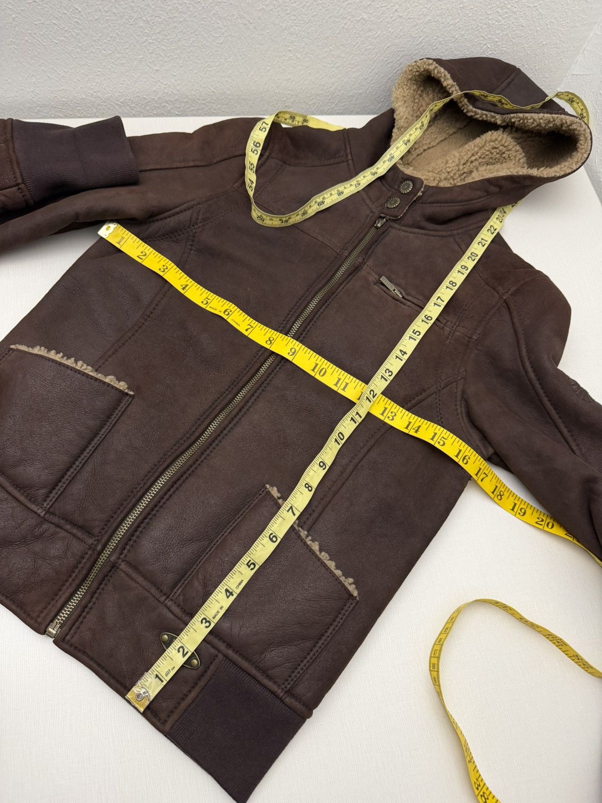 Ugg UGG Australia Genuine Soft Lambskin Shearling Bomber Jacket Size S / US 4 / IT 40 - 10 Thumbnail
