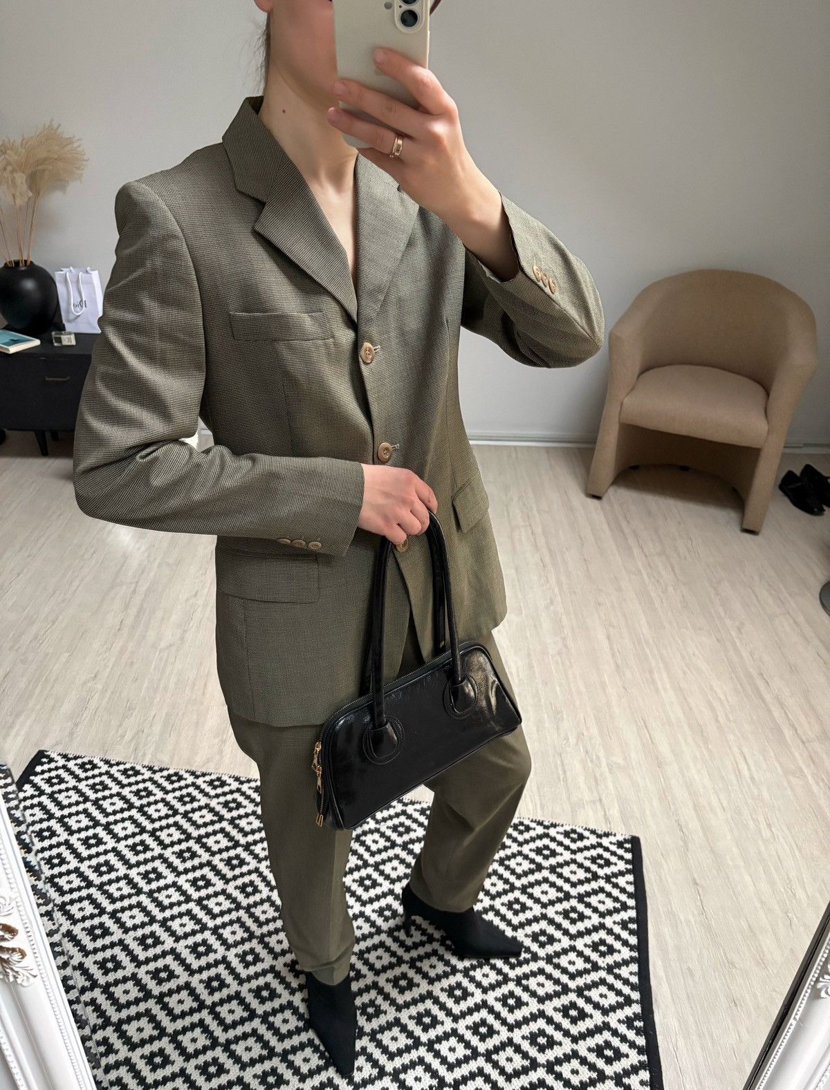 Max Mara Max Mara Suit Set Blazer And Pants Virgin Wool Size IT 42 Size M / US 6-8 / IT 42-44 - 4 Thumbnail