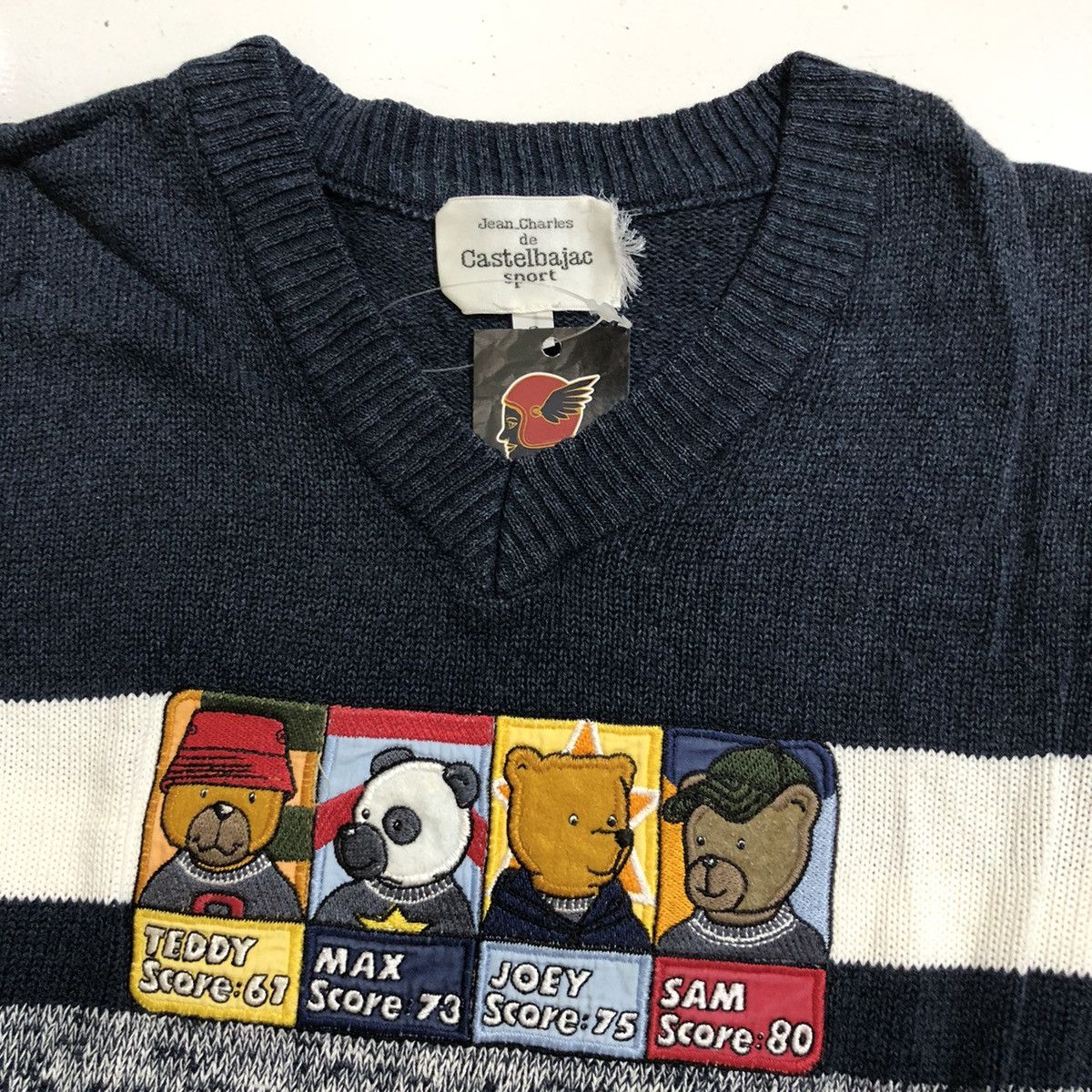 Designer × Jean Charles De Castelbajac VTG JEAN CHARLES DE CASTEL BAJAC VEST KNIT Size US S / EU 44-46 / 1 - 5 Thumbnail