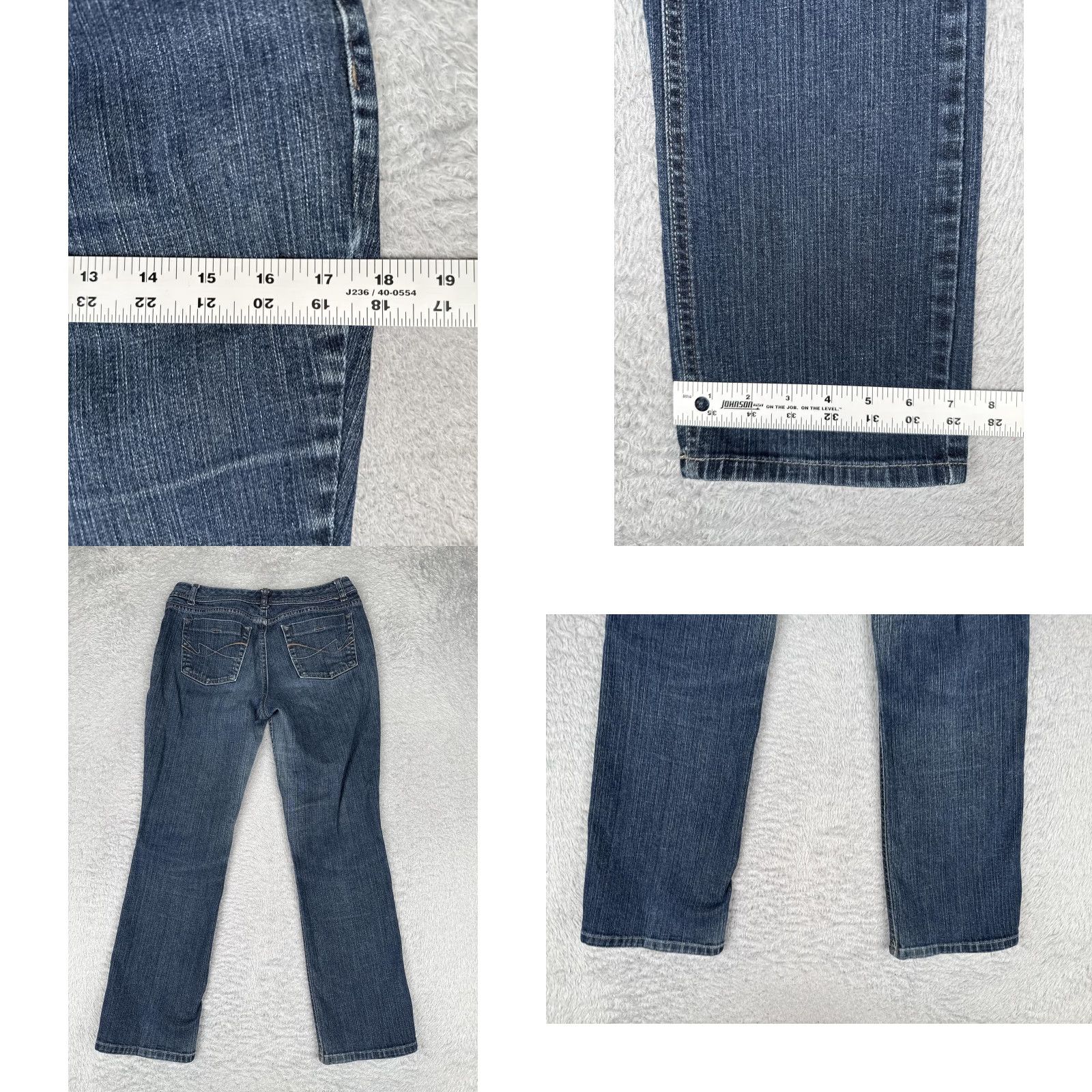 Faded Glory Faded Glory Jeans Womens Bootcut 6P Blue Stretch Denim 28x28 Low Rise Pocket 5-Pocket Womens Jeans Mens? Size 28" / US 6 / IT 42 - 9 Thumbnail