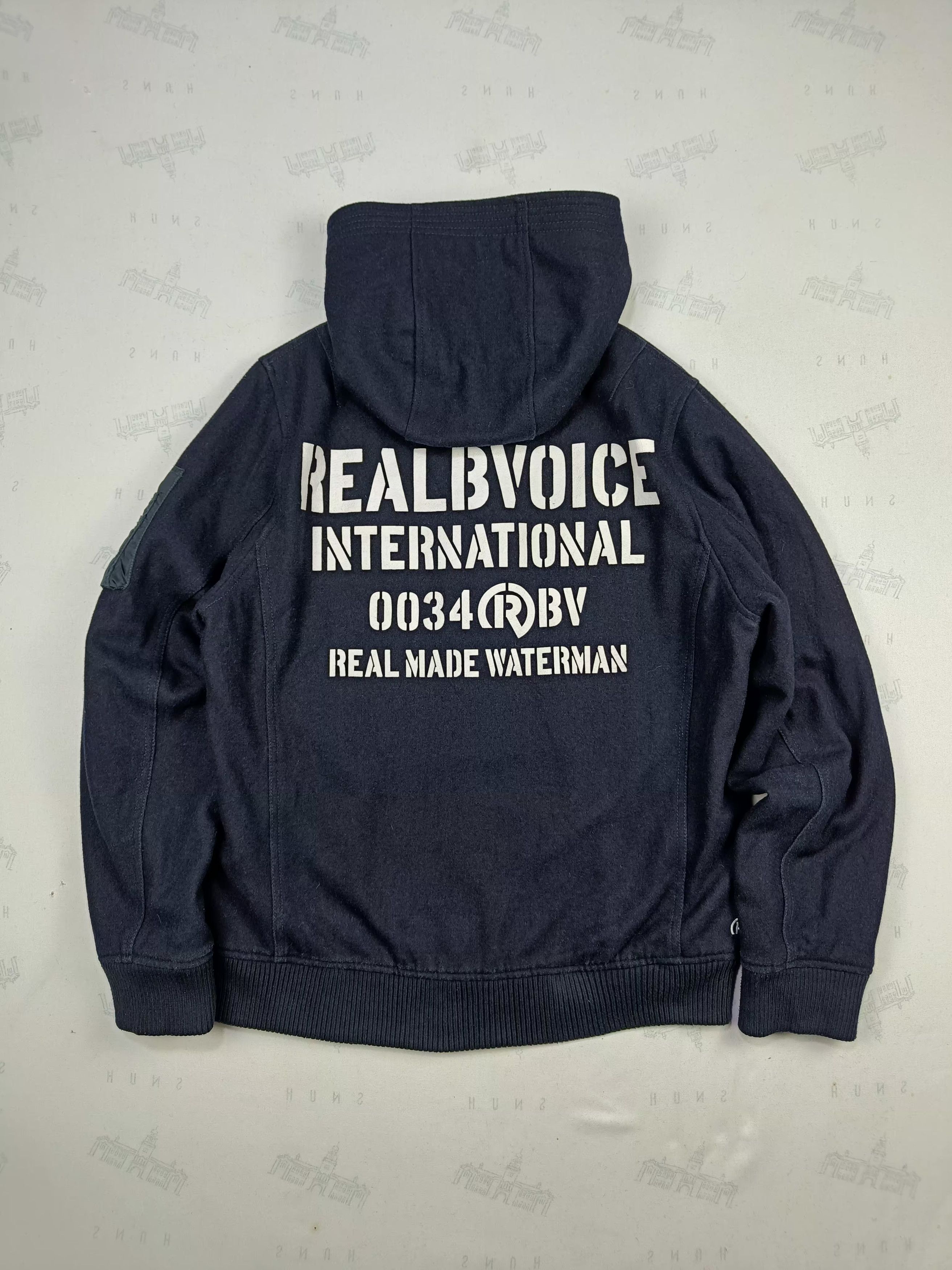 Japanese Brand Hype🔥RealBvoice Wool Zipper Hoodie Jacket Size US L / EU 52-54 / 3 - 4 Thumbnail