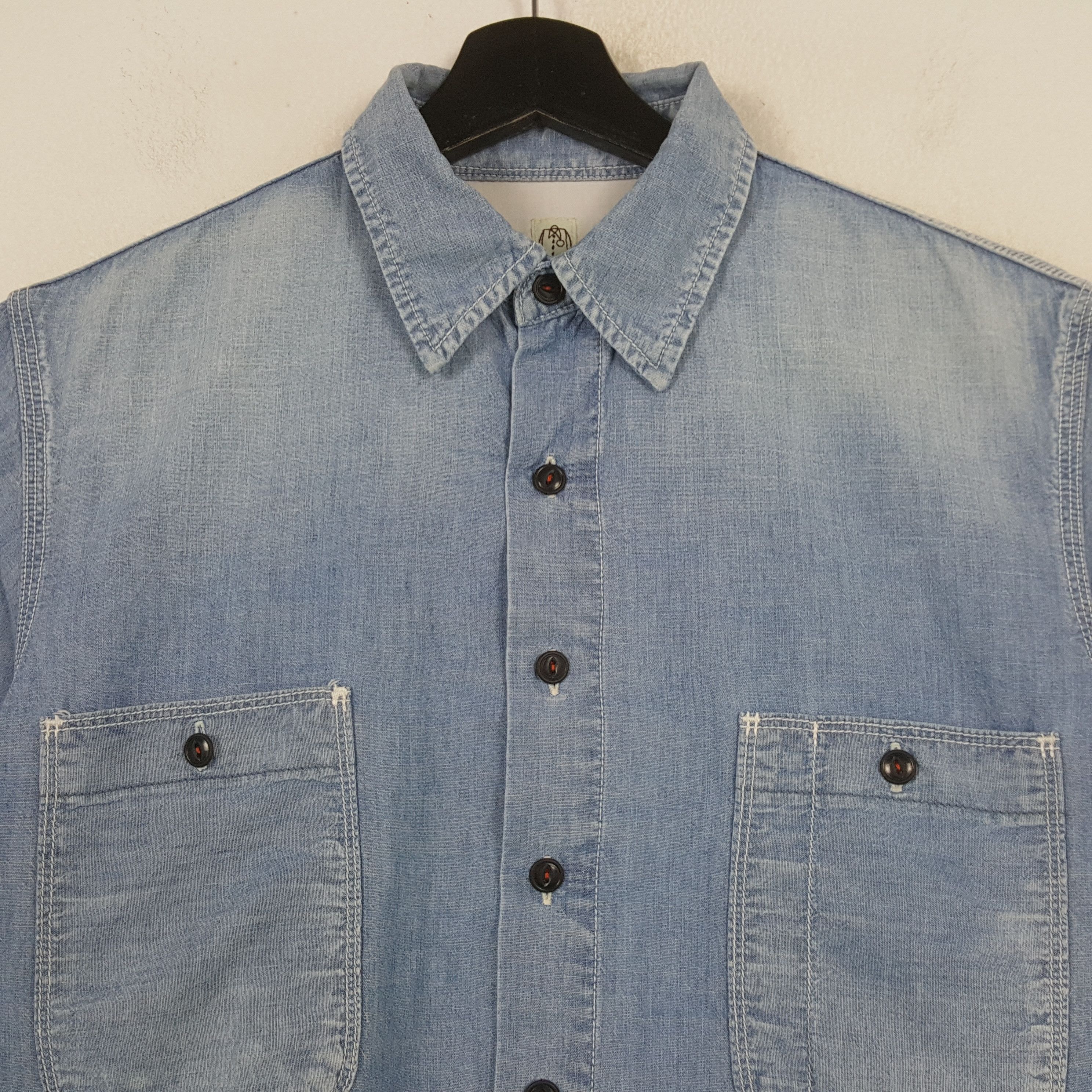 Vintage SHIRT TARO Japanese Brand Casual Shirt 31 Size US M / EU 48-50 / 2 - 2 Thumbnail