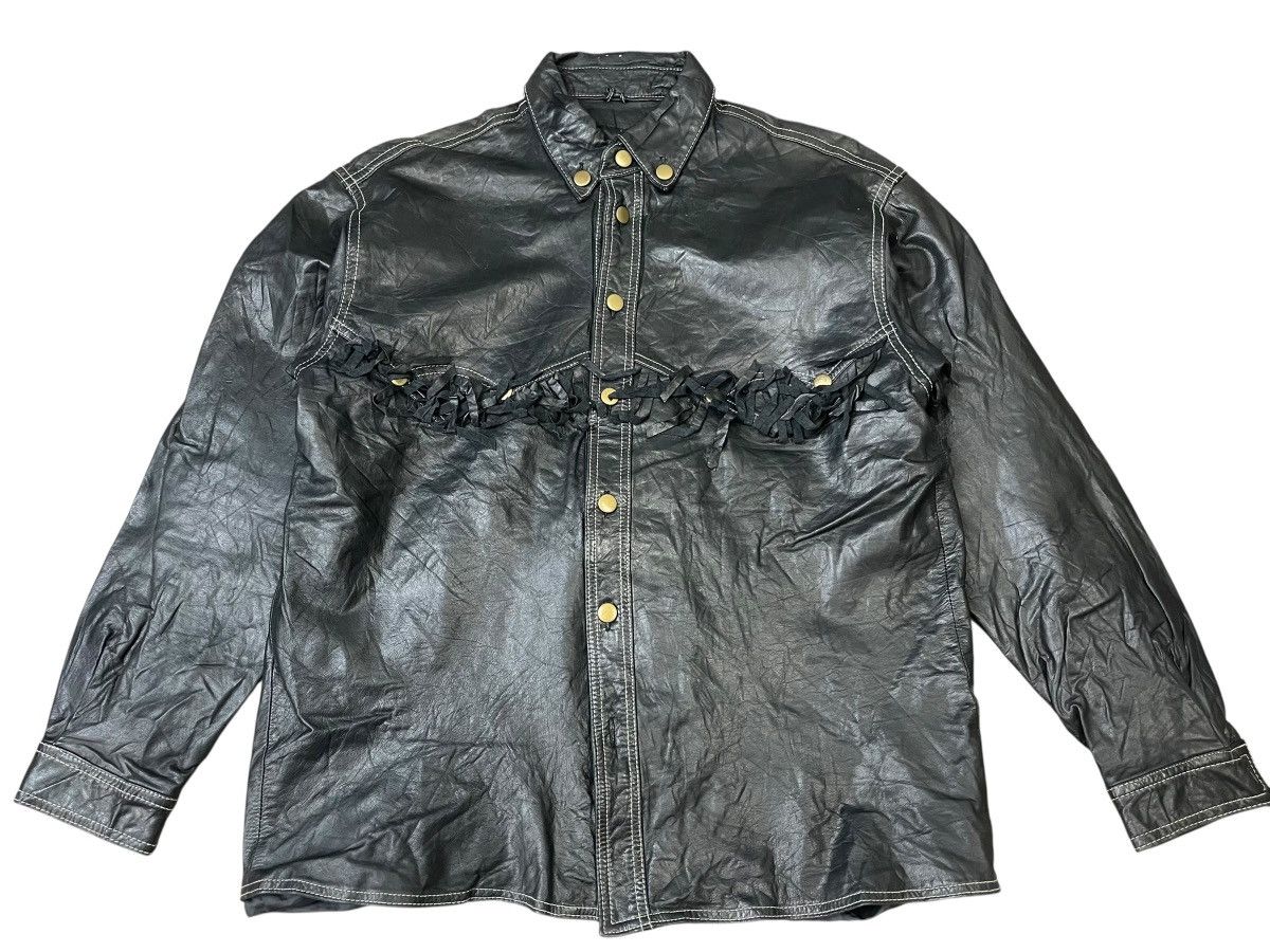 Leather Vintage Cowboy Leather Jacket Size US L / EU 52-54 / 3 - 2 Thumbnail
