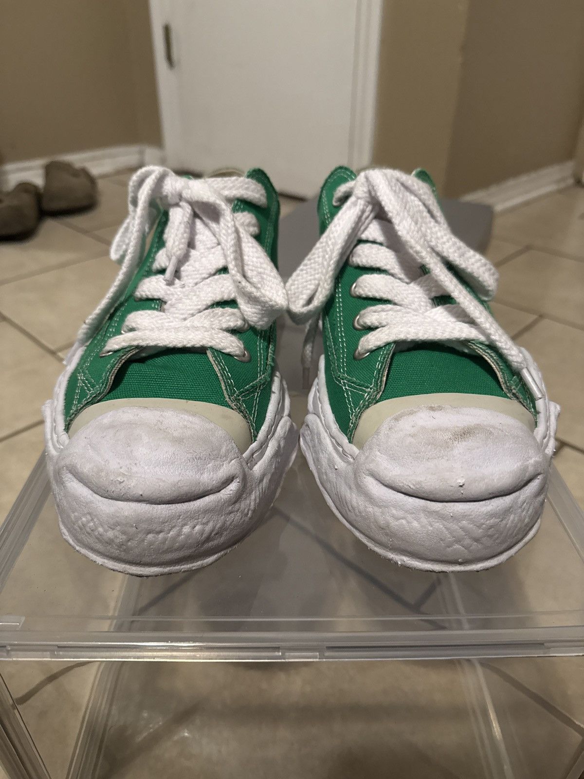 Maison MIHARA YASUHIRO Green Miharas Size US 12 / EU 45 - 1 Thumbnail